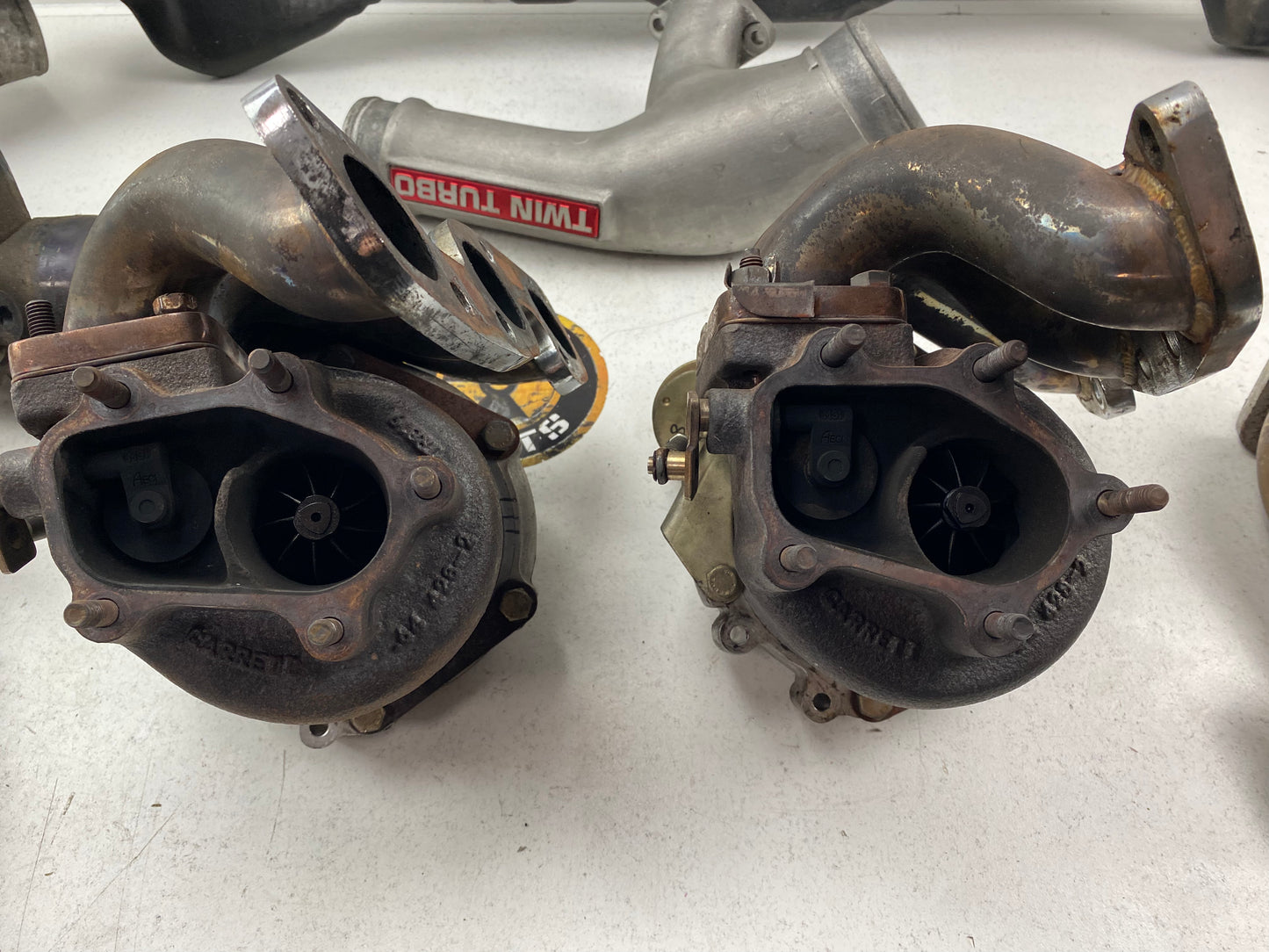 Rb26DET -7s Turbos. Manifolds and Bovs