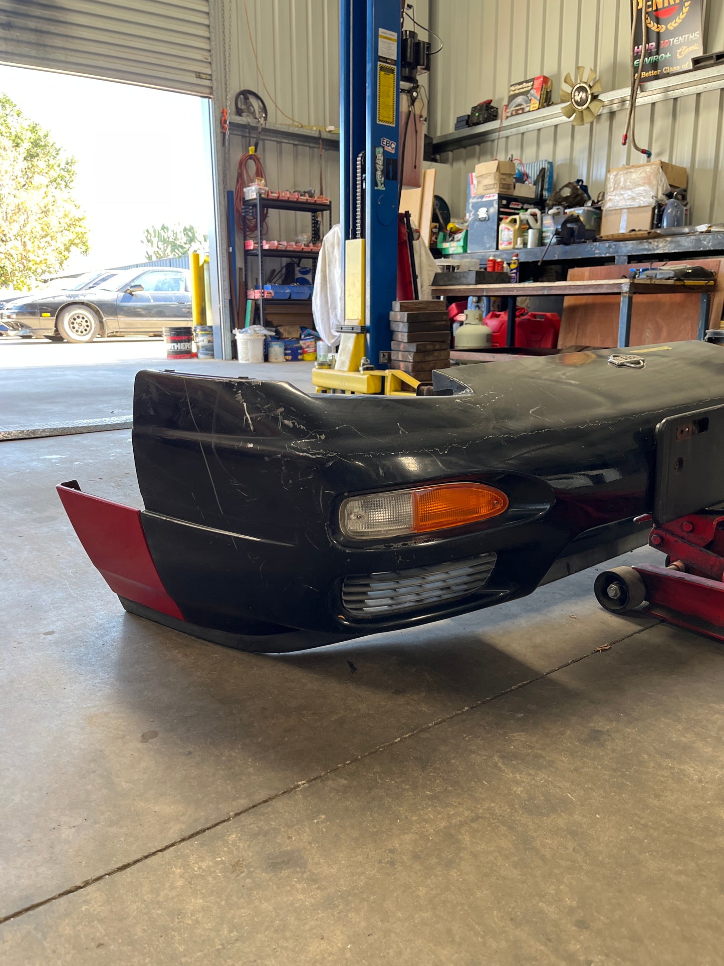 Standard 180SX OEM, Genuine Complete Stock Front Bar "Shark Nose"