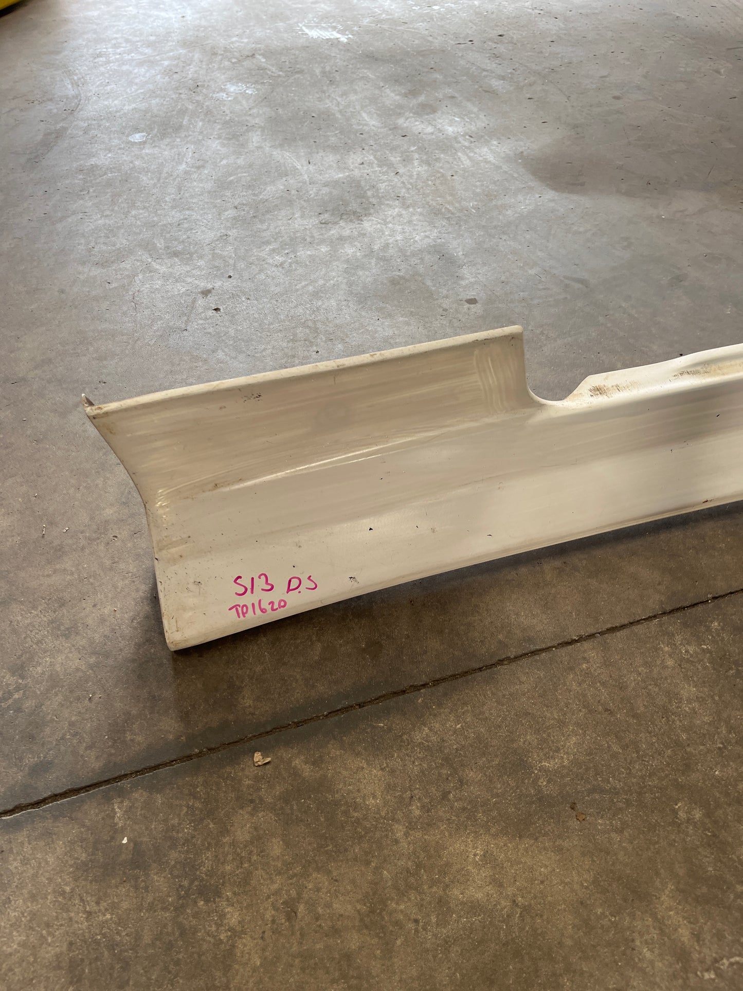 Aftermarket Brand New S13 KMAK Aero Fibreglass Single Side Skirt Passenger Side