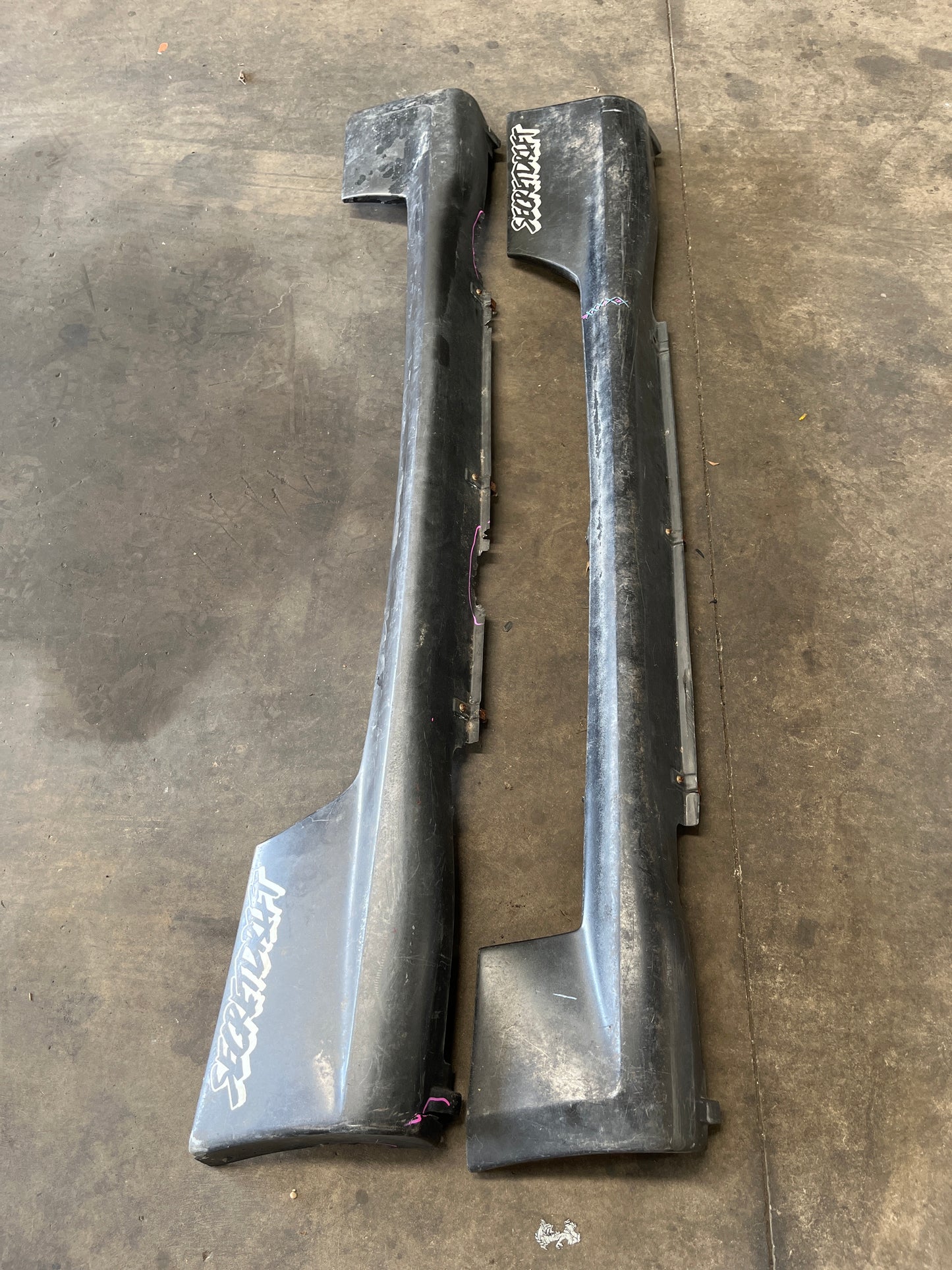 Standard R32 Mspec Coupe, Plastic and Fibreglass Side Skirts Pair (Track Spec)