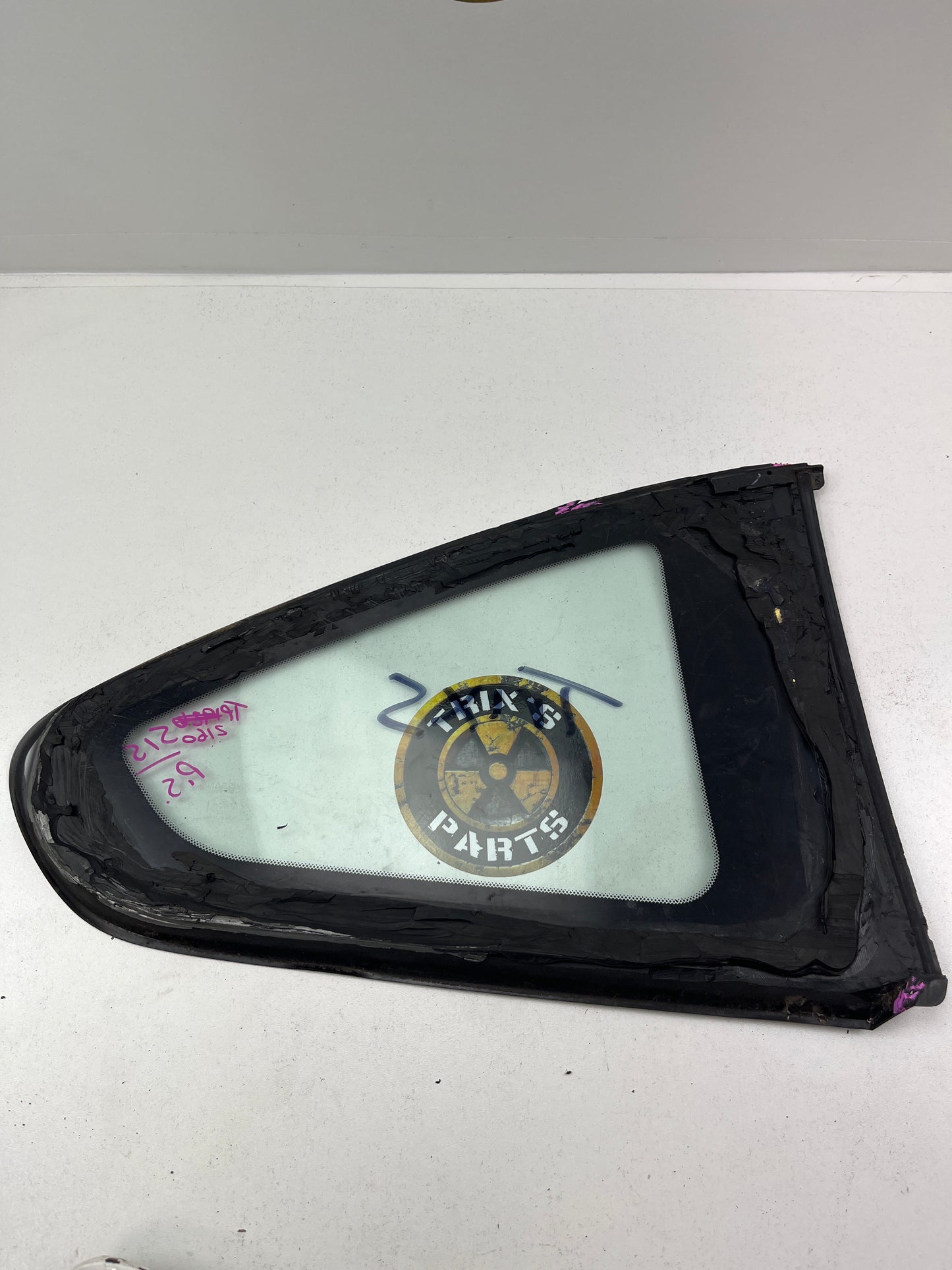 Rear Passenger Side Quarter Glass With Rubber, S15 Silvia