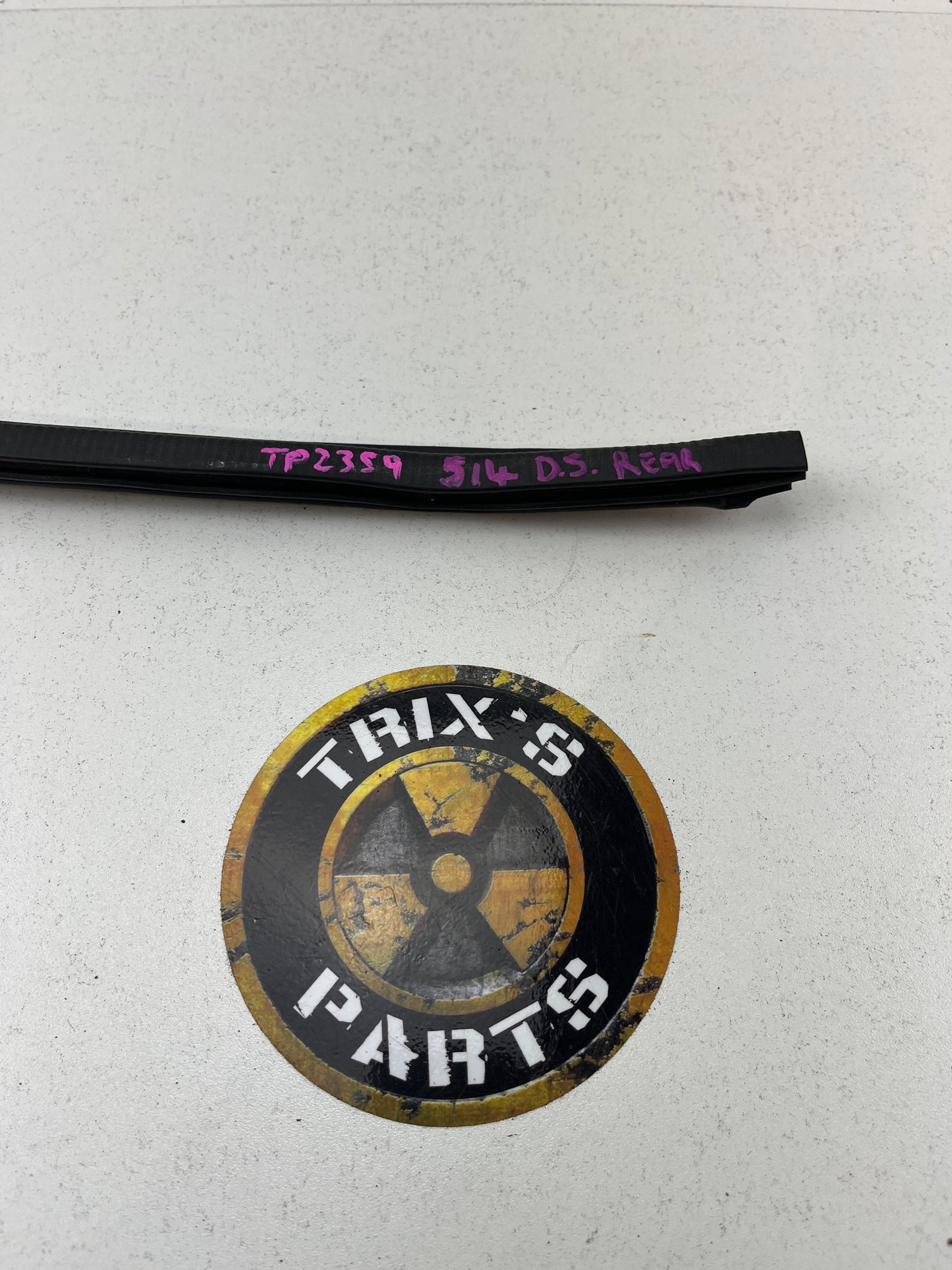 Used Driver Side Rear Pinch and Door Rubber For S14 Silvia