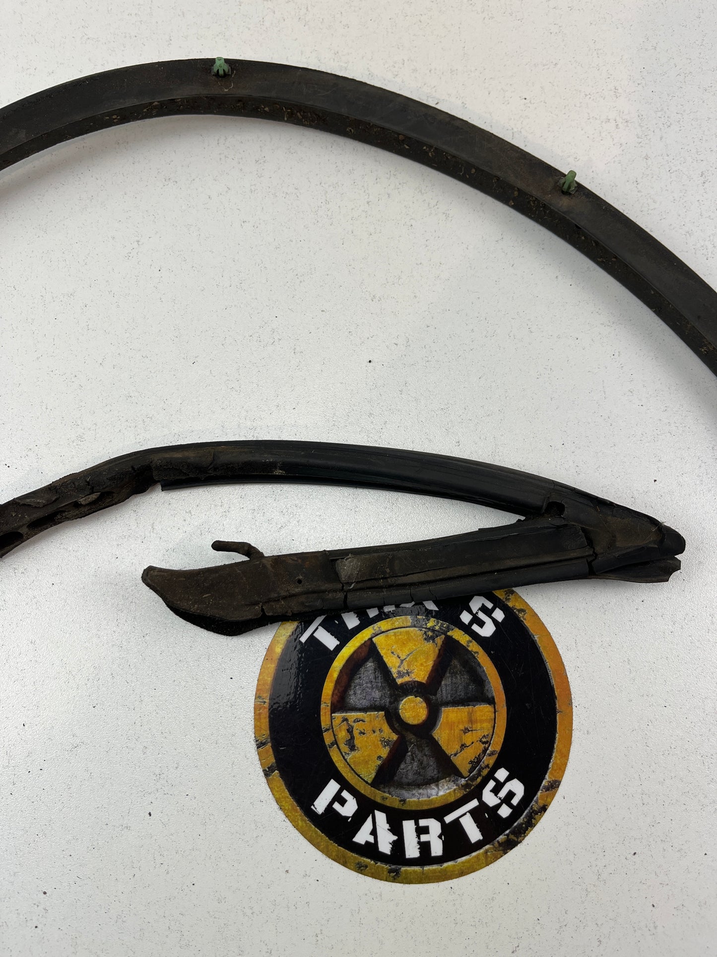 Used Passenger Side Door Shell Rubber (Split) and Clips For S13 Silvia