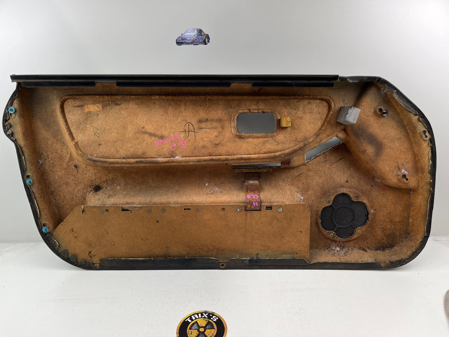 Used Driver Side Door Card For R33 S1 Skyline - Grade C+