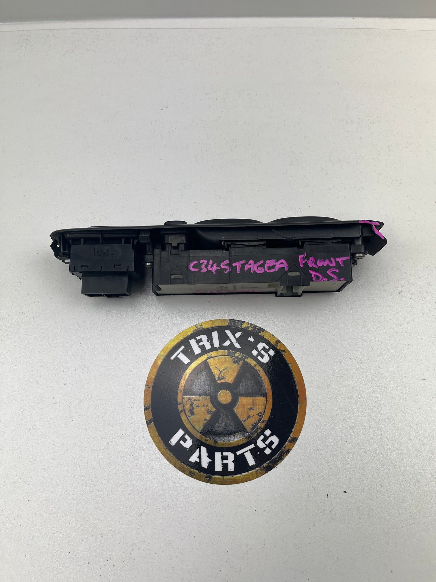 C34 Stagea Window, Mirrors, Door Locks Switches and Trim, Driver Side, Grade C