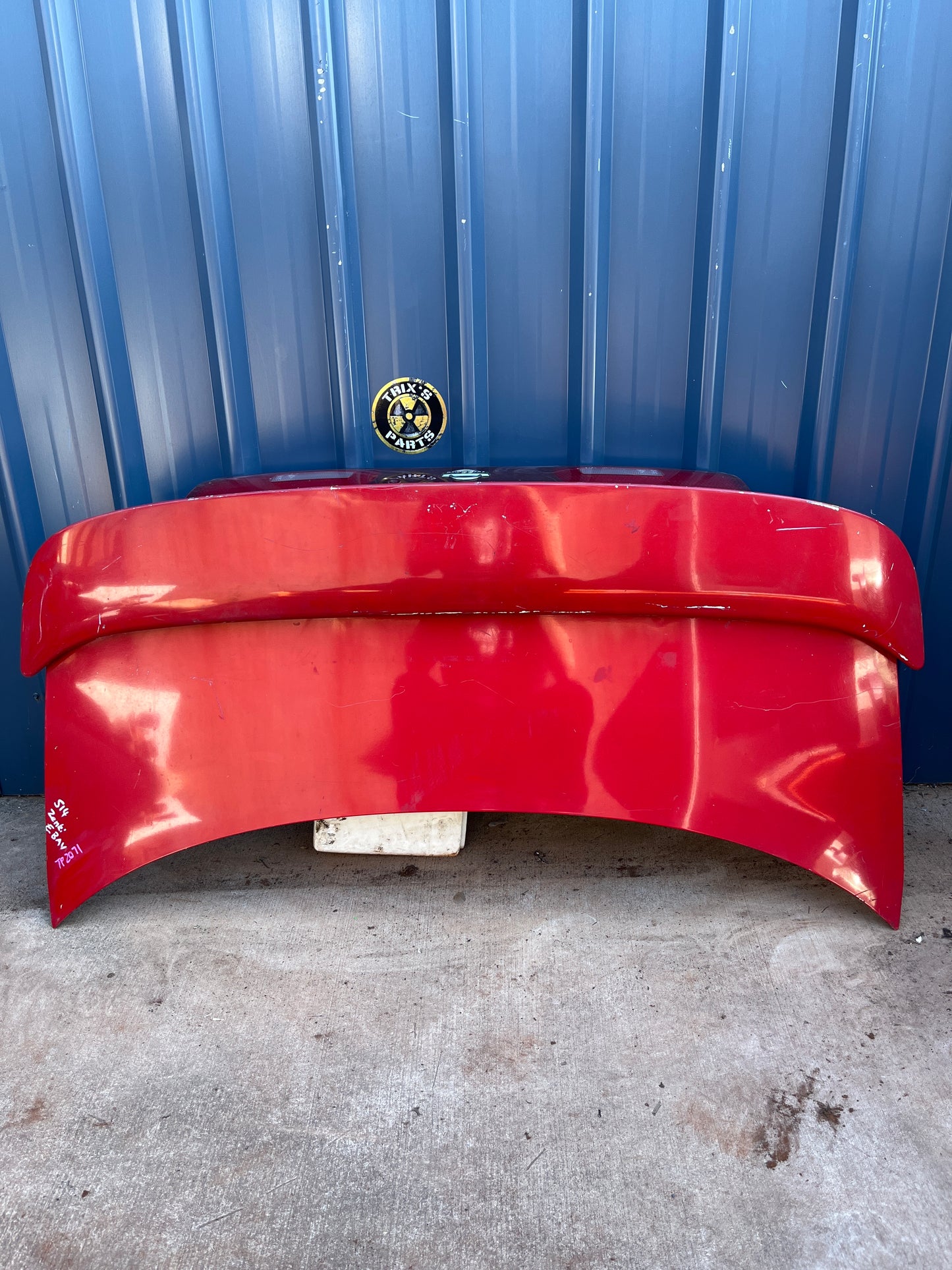 Boot and S1 Spoiler With Centre Rear Garnish, JDM S14 Silvia