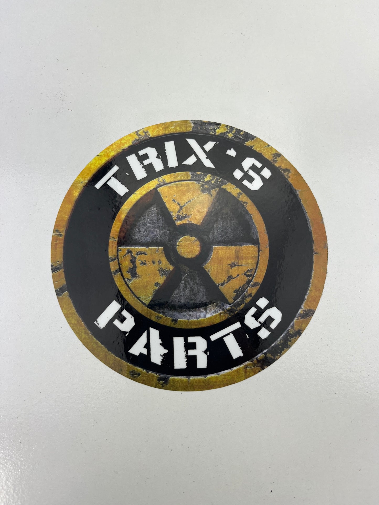 Trix's Parts Sticker 12cm Round