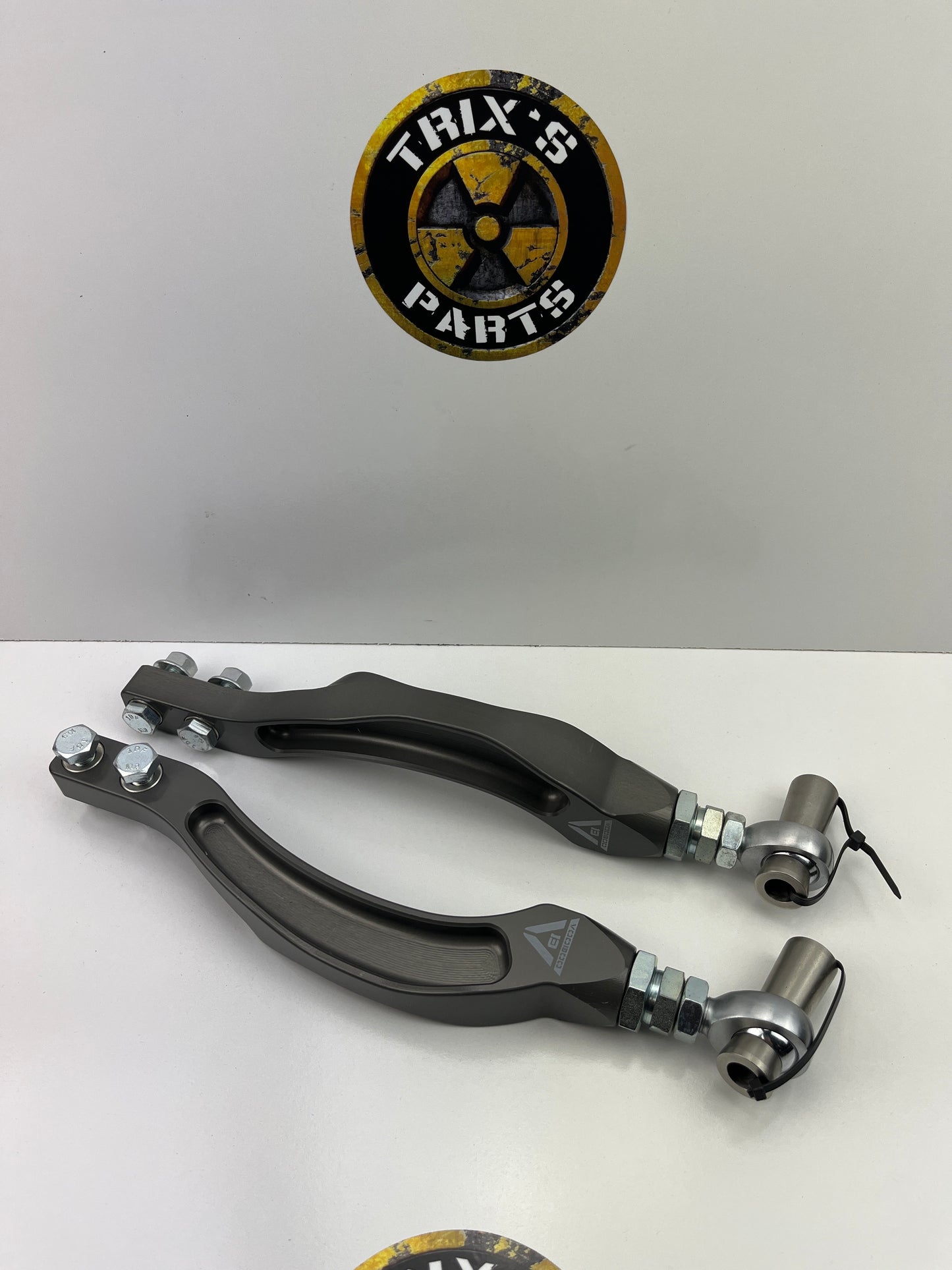Nissan S13/R32 Voodoo13 Adjustable Front Castor Arms Pair - Brand New TENS-0100HC