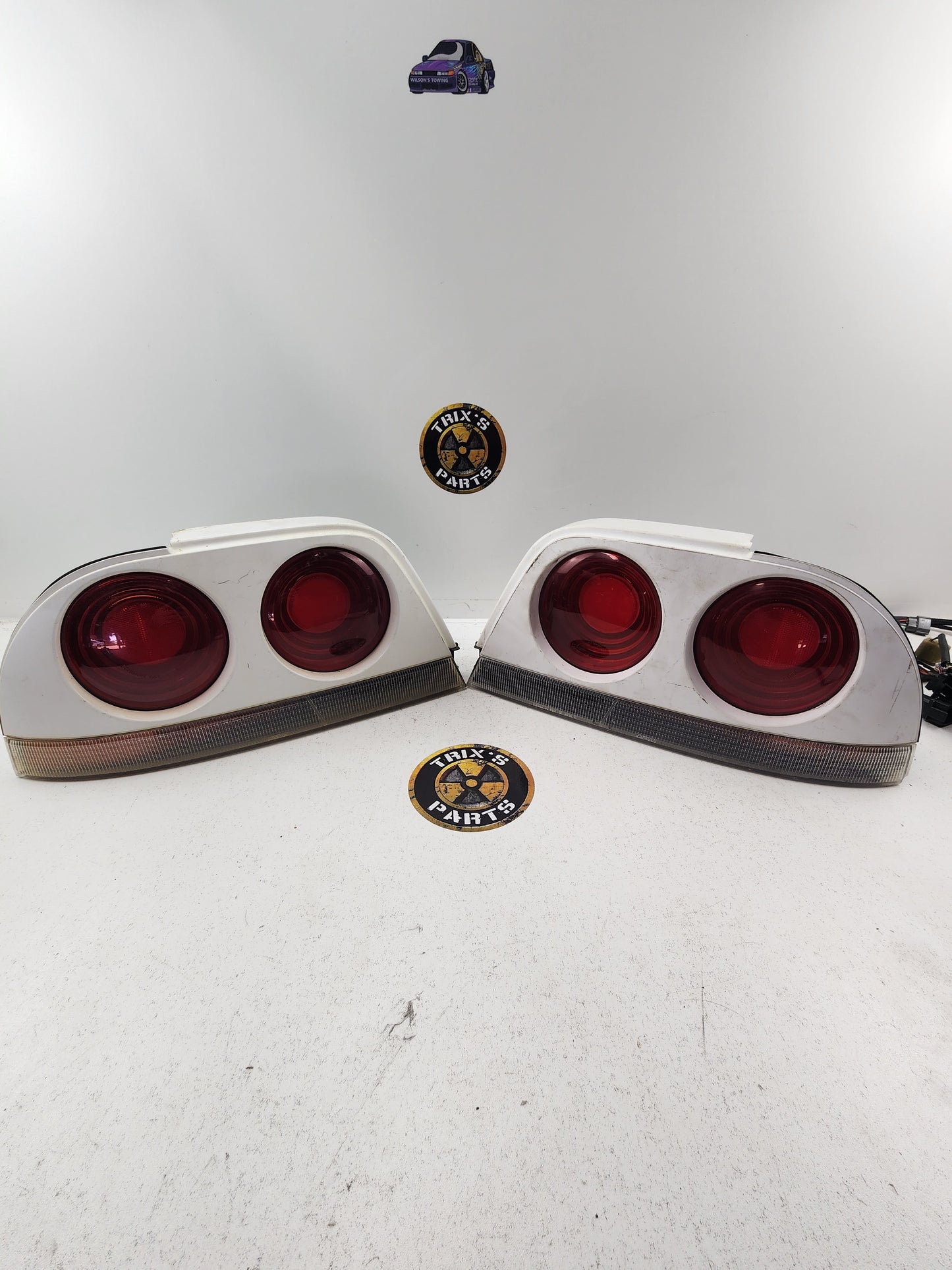 Standard R33 Coupe Tail Lights Pair White