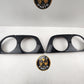 Good Condition R33 Coupe Tail Light Shroud Pair Black