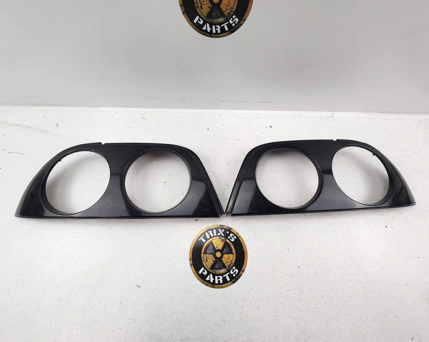 Good Condition R33 Coupe Tail Light Shroud Pair Black