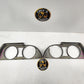 R33 Sedan Tail Light Shroud Pair Gray