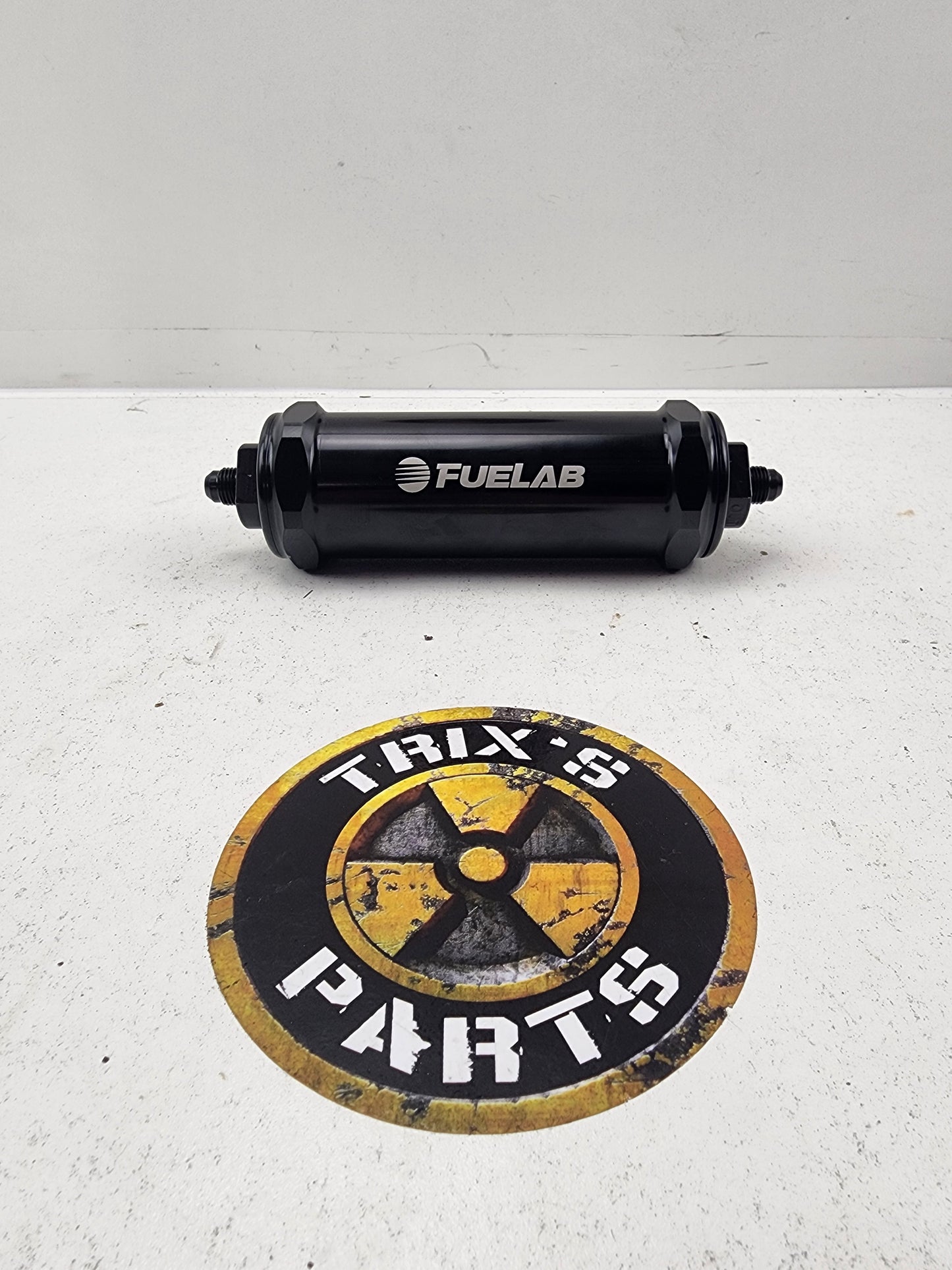 Like New Fuel Labs 40 Micron Inline Fuel Filter 6an