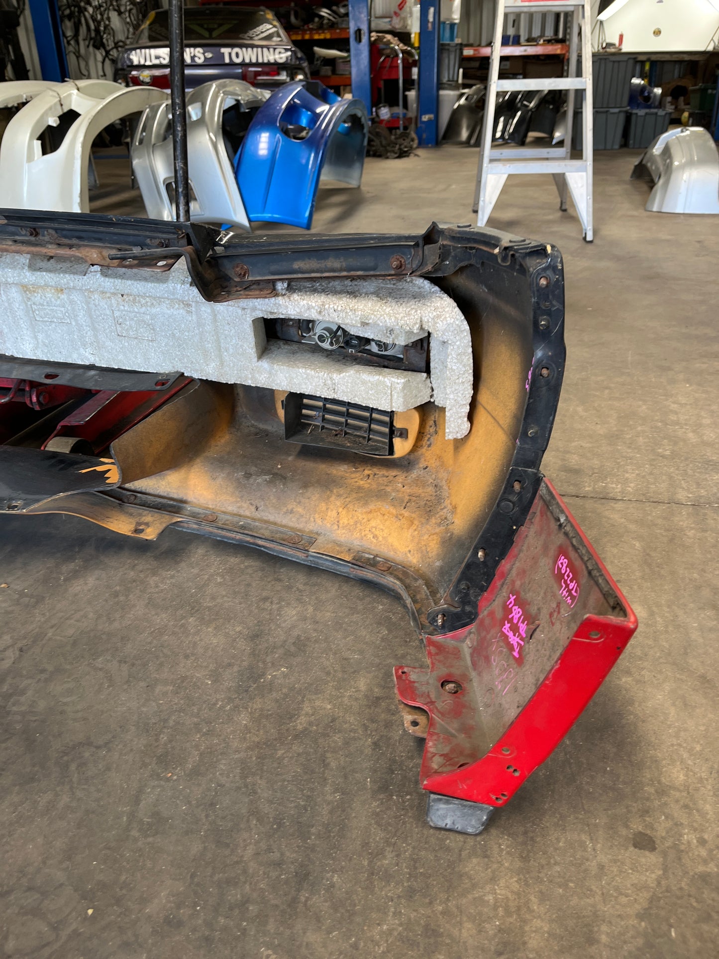 Standard 180SX OEM, Genuine Complete Stock Front Bar "Shark Nose"