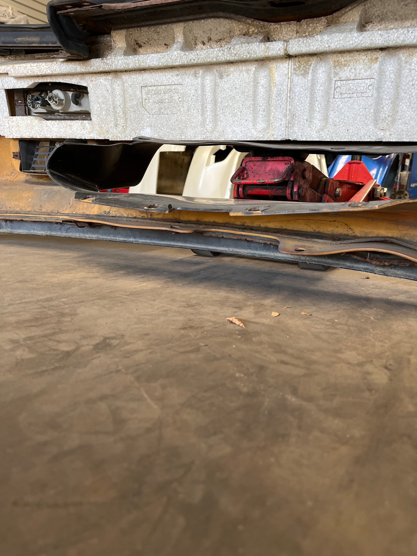 Standard 180SX OEM, Genuine Complete Stock Front Bar "Shark Nose"