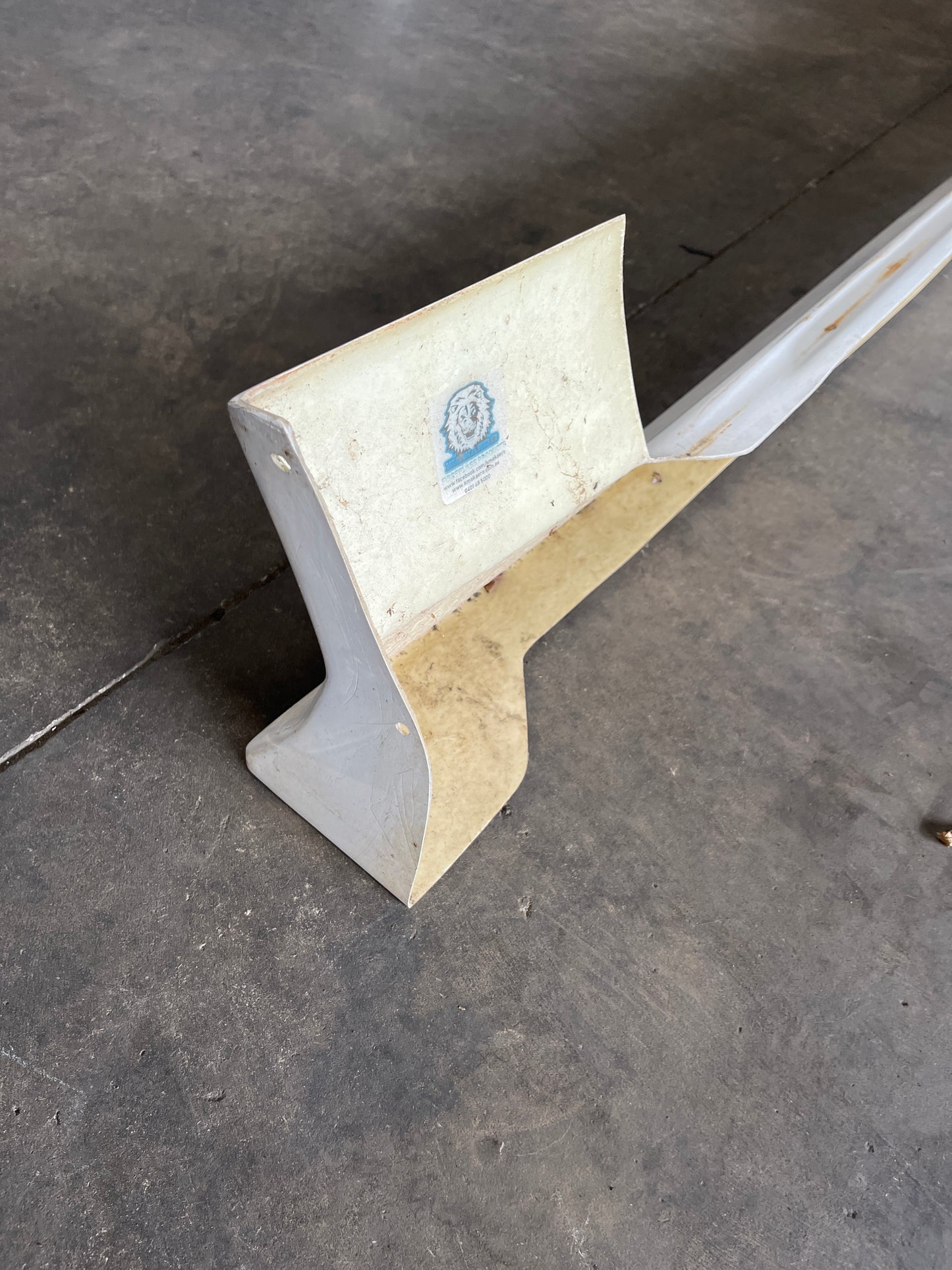 Aftermarket Brand New S13 KMAK Aero Fibreglass Single Side Skirt Passenger Side