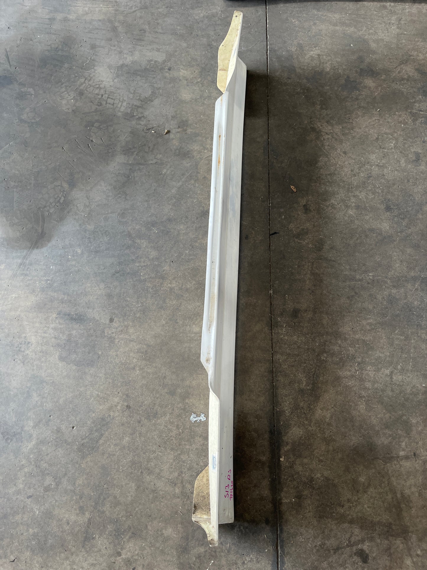 Aftermarket Brand New S13 KMAK Aero Fibreglass Single Side Skirt Passenger Side