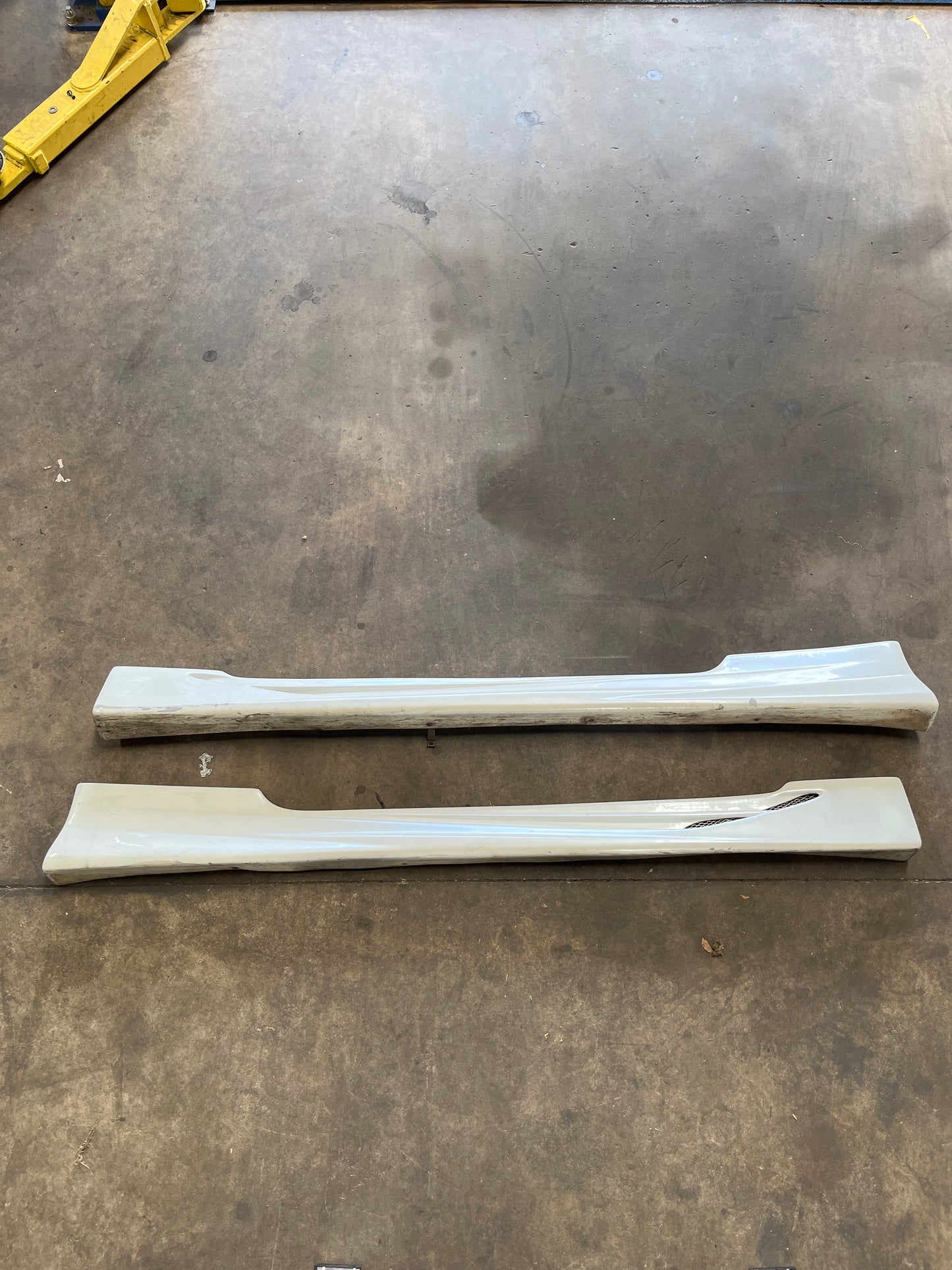 Aftermarket S15 Fibreglass TRIAL Side Skirts Pair With Mounting Brackets