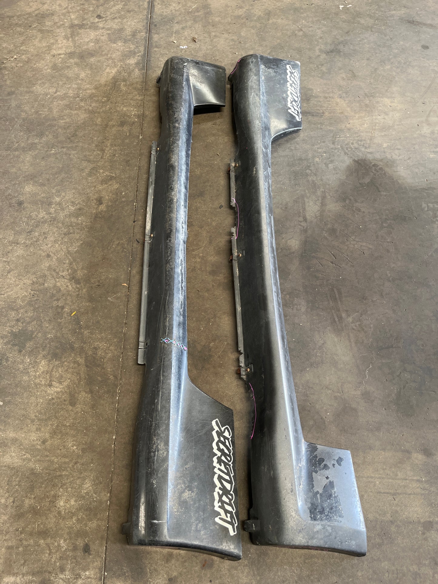 Standard R32 Mspec Coupe, Plastic and Fibreglass Side Skirts Pair (Track Spec)
