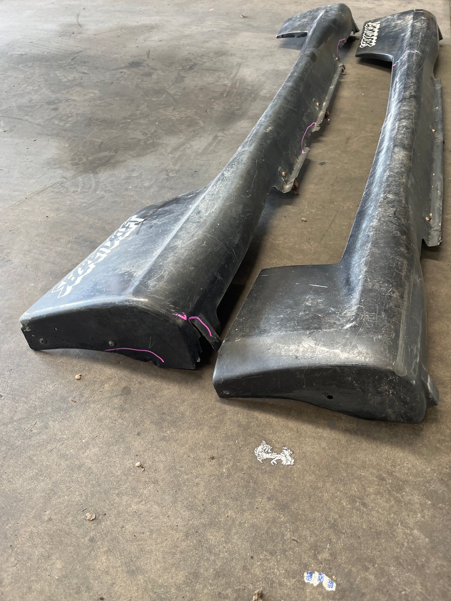 Standard R32 Mspec Coupe, Plastic and Fibreglass Side Skirts Pair (Track Spec)