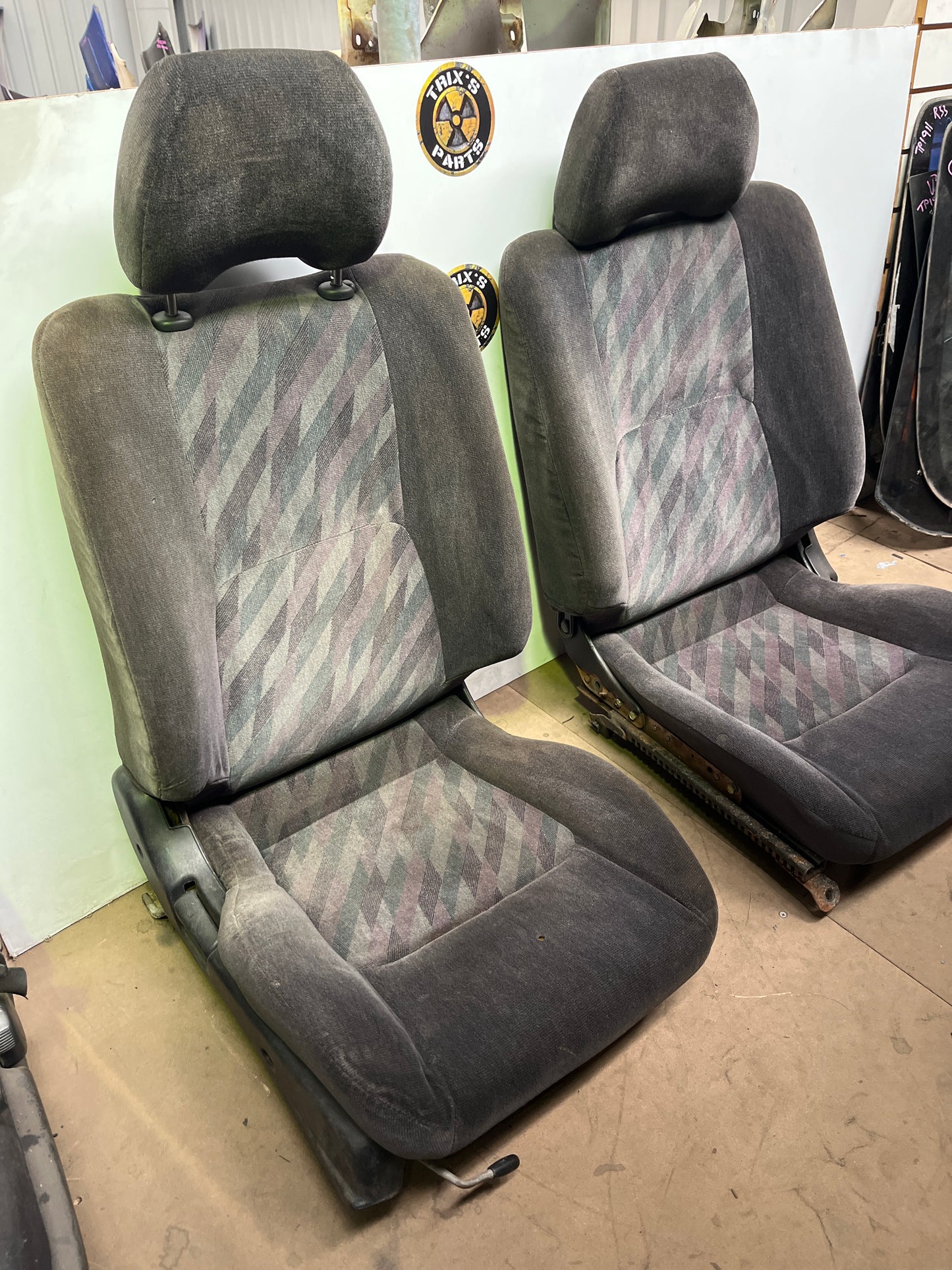 Standard Front Seats With Rails Pair - S1 S14 Silvia