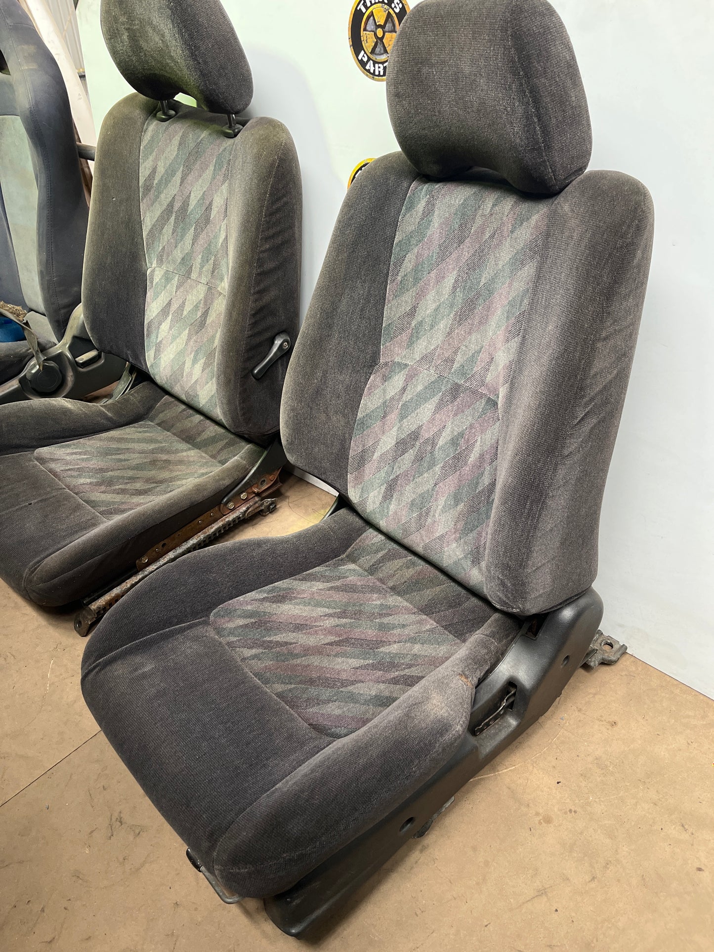 Standard Front Seats With Rails Pair - S1 S14 Silvia