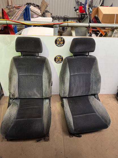 Standard Front Seats With Rails Pair - R33 S1 Skyline
