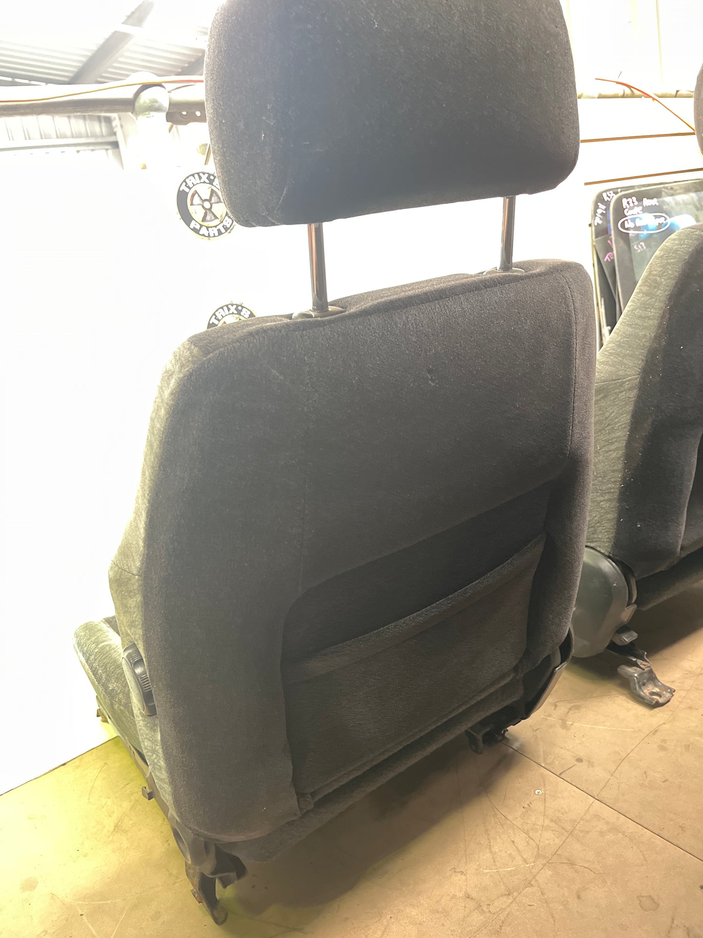 Standard Front Seats With Rails Pair - R33 S1 Skyline