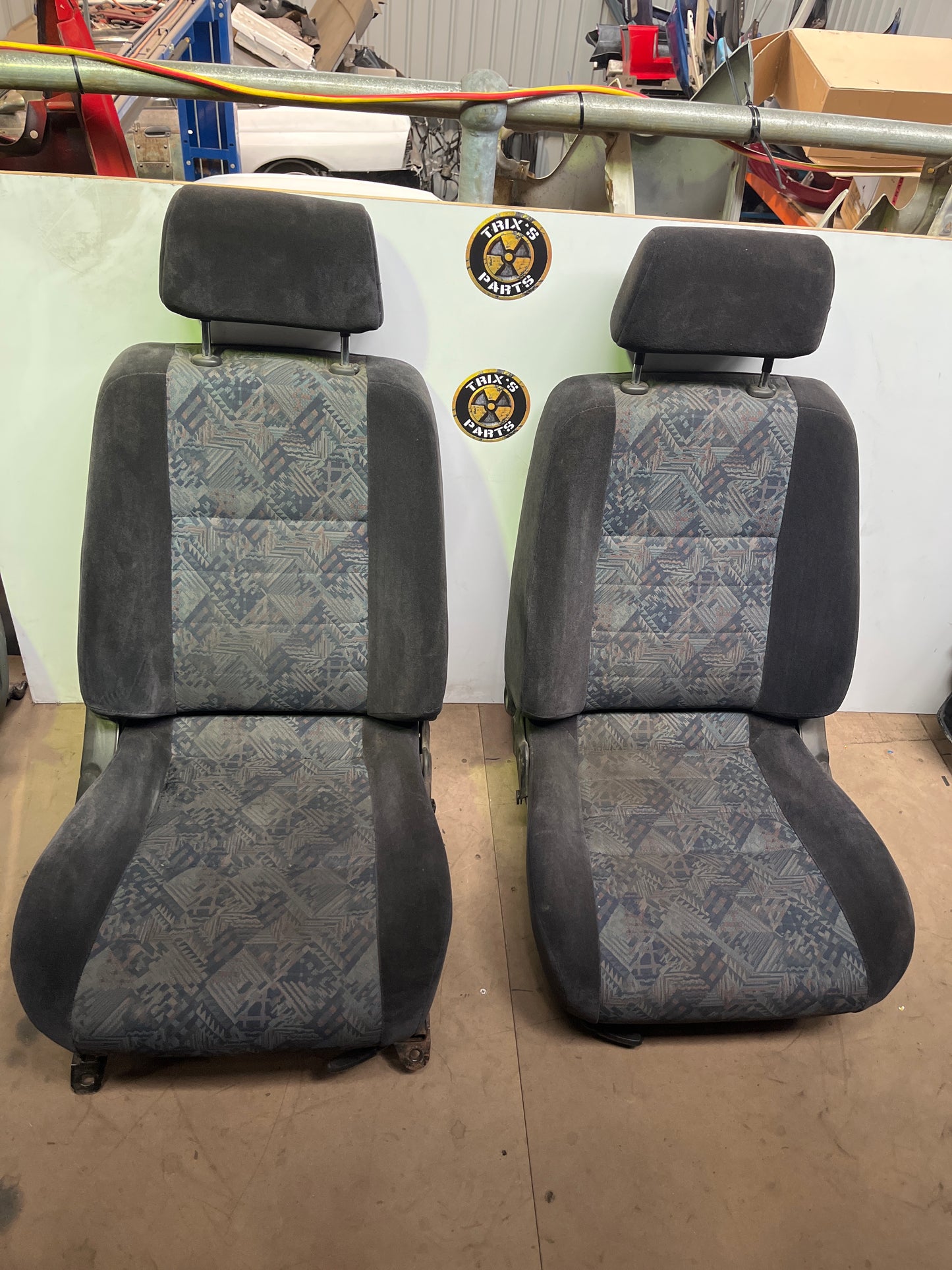 Standard Front Seats With Rails Pair - S1 C34 Stagea