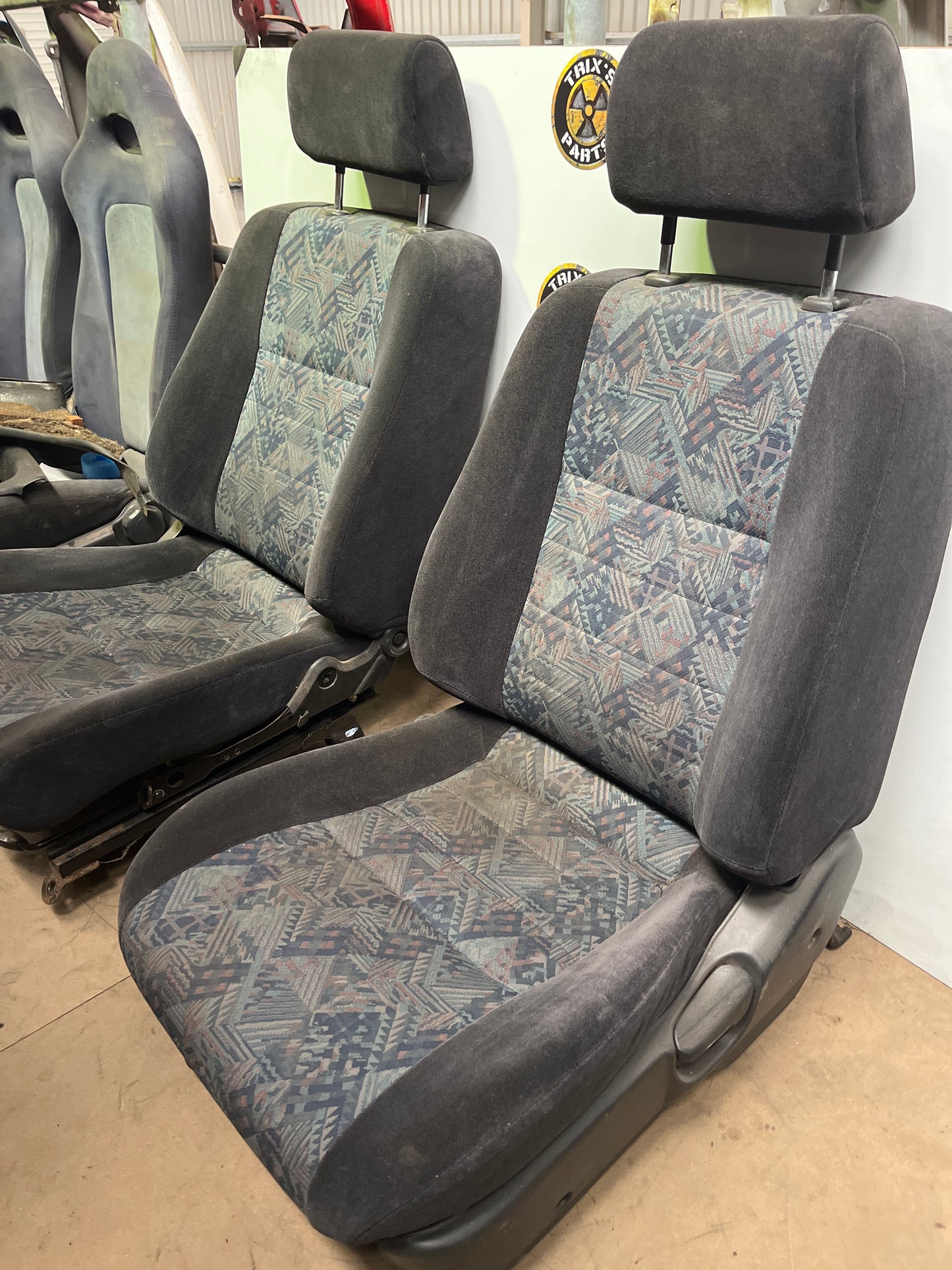 Standard Front Seats With Rails Pair - S1 C34 Stagea