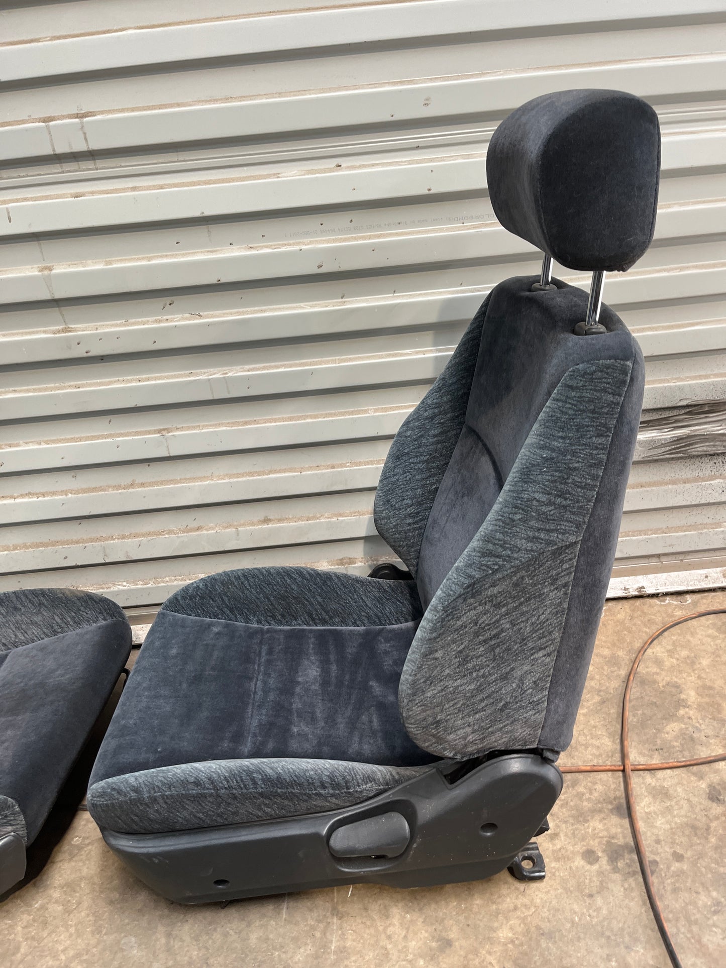 Standard Front Seats With Rails Pair - R33 S1 Skyline