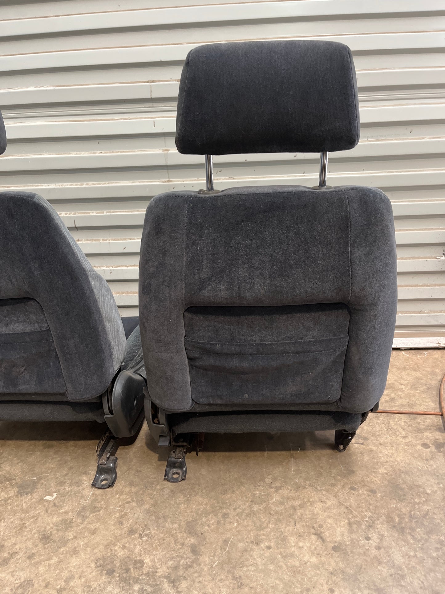Standard Front Seats With Rails Pair - R33 S1 Skyline