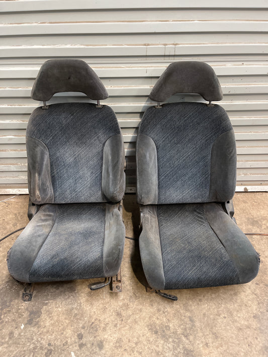 Standard Front Seats With Rails Pair - R32 Skyline