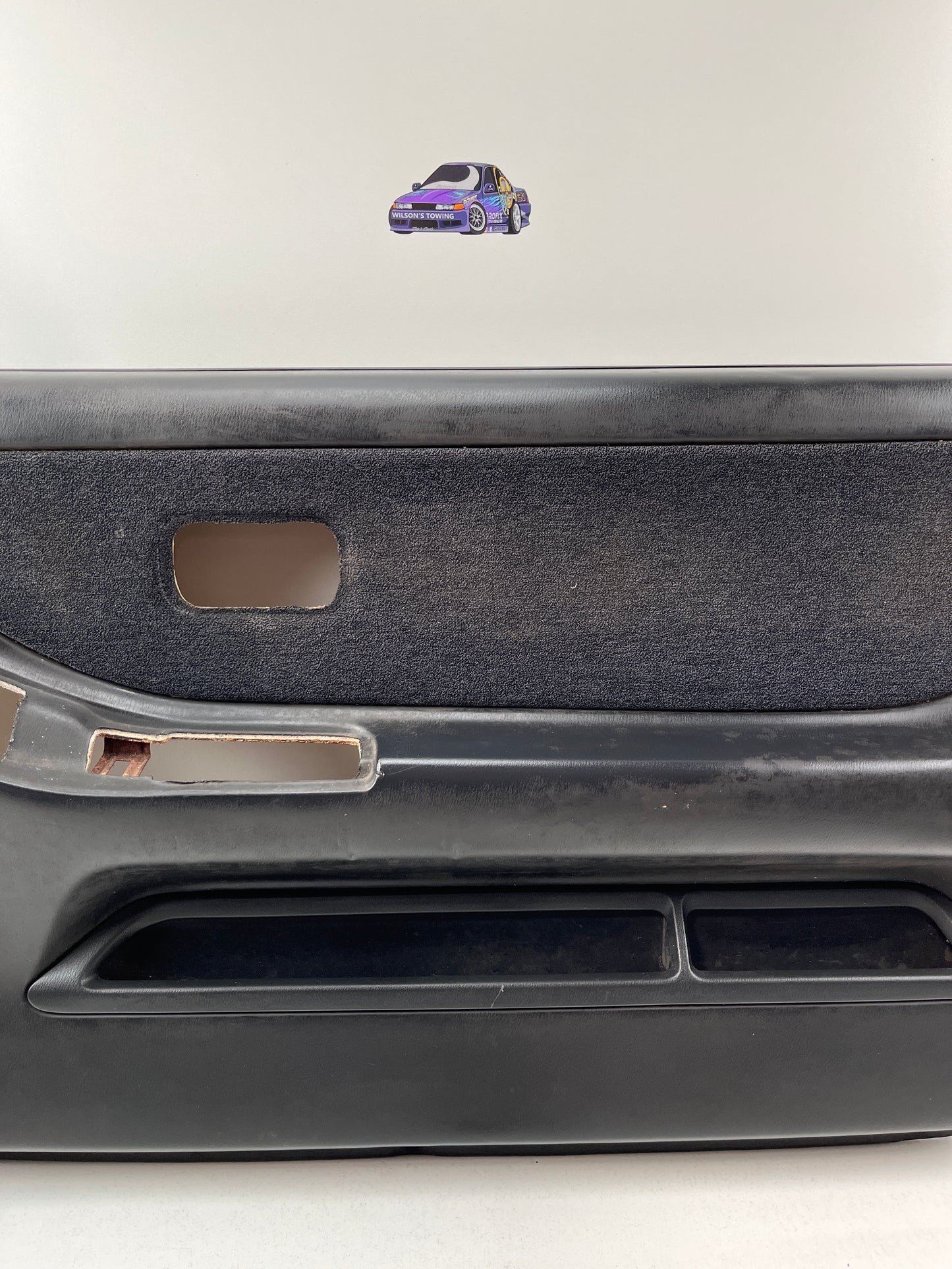 Standard Interior Driver Side Door Card, Grade D+, to Suit Series 1 R33 Skyline