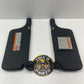S15 JDM Silvia Black Sun Visor Pair, Grade A