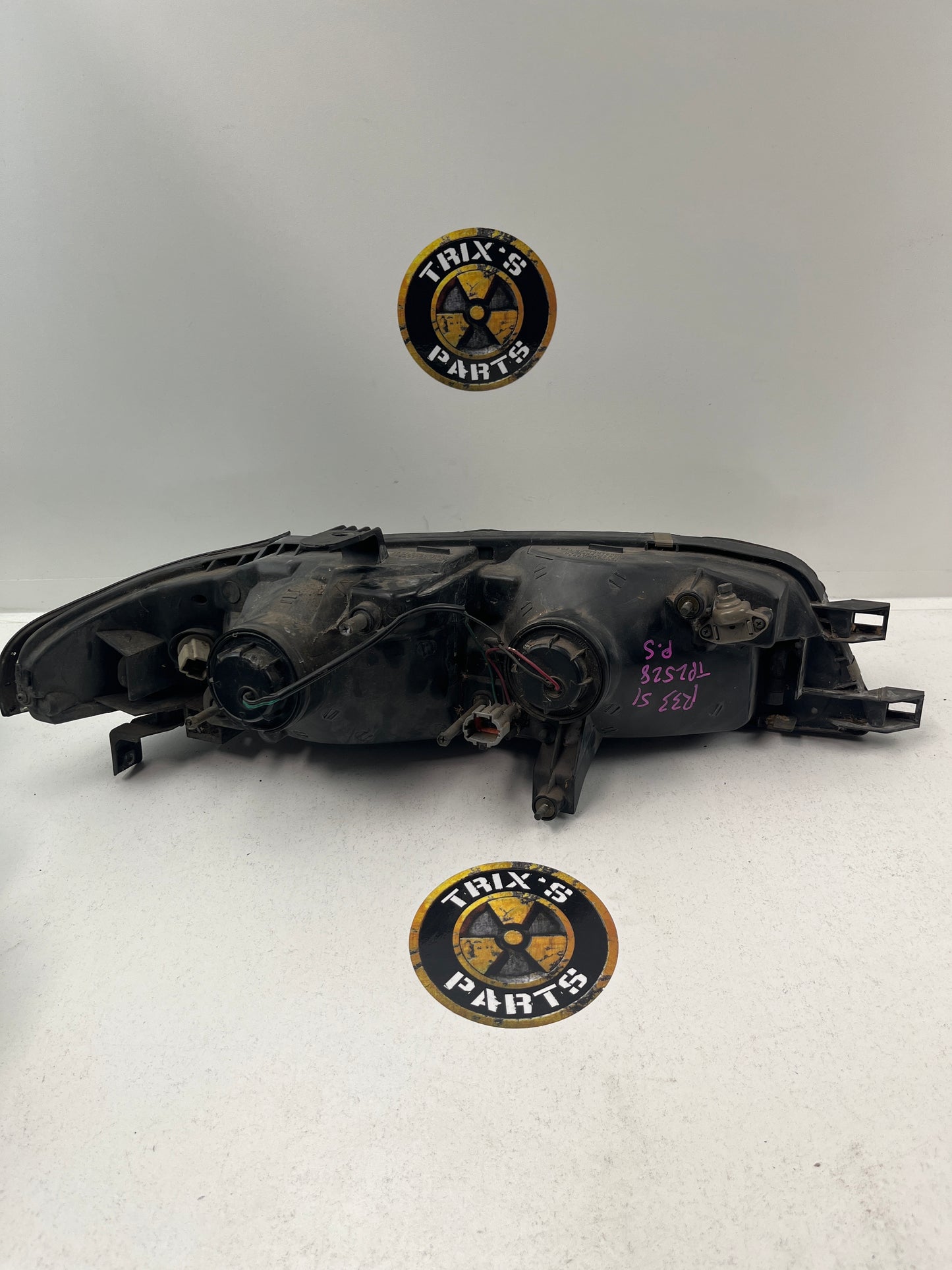 Standard Headlights Pair To Suit Nissan R33 S1 Skyline Coupe, Excellent Condition