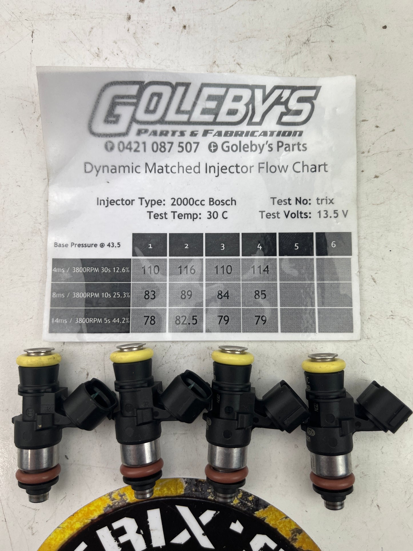 Bosch 2000CC Injectors