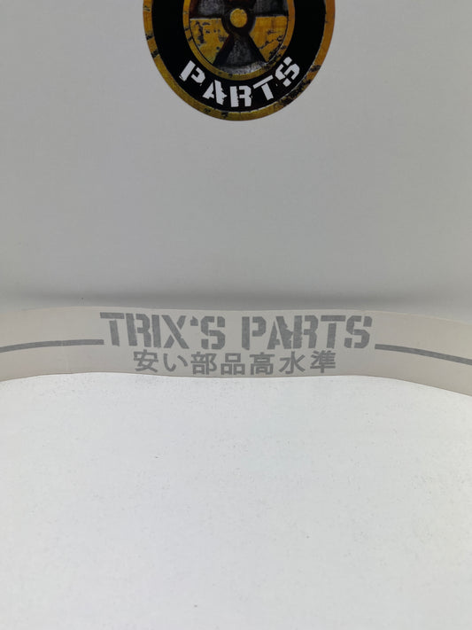 Trix's Parts Window Long Sticker 1.0m x 5.5cm