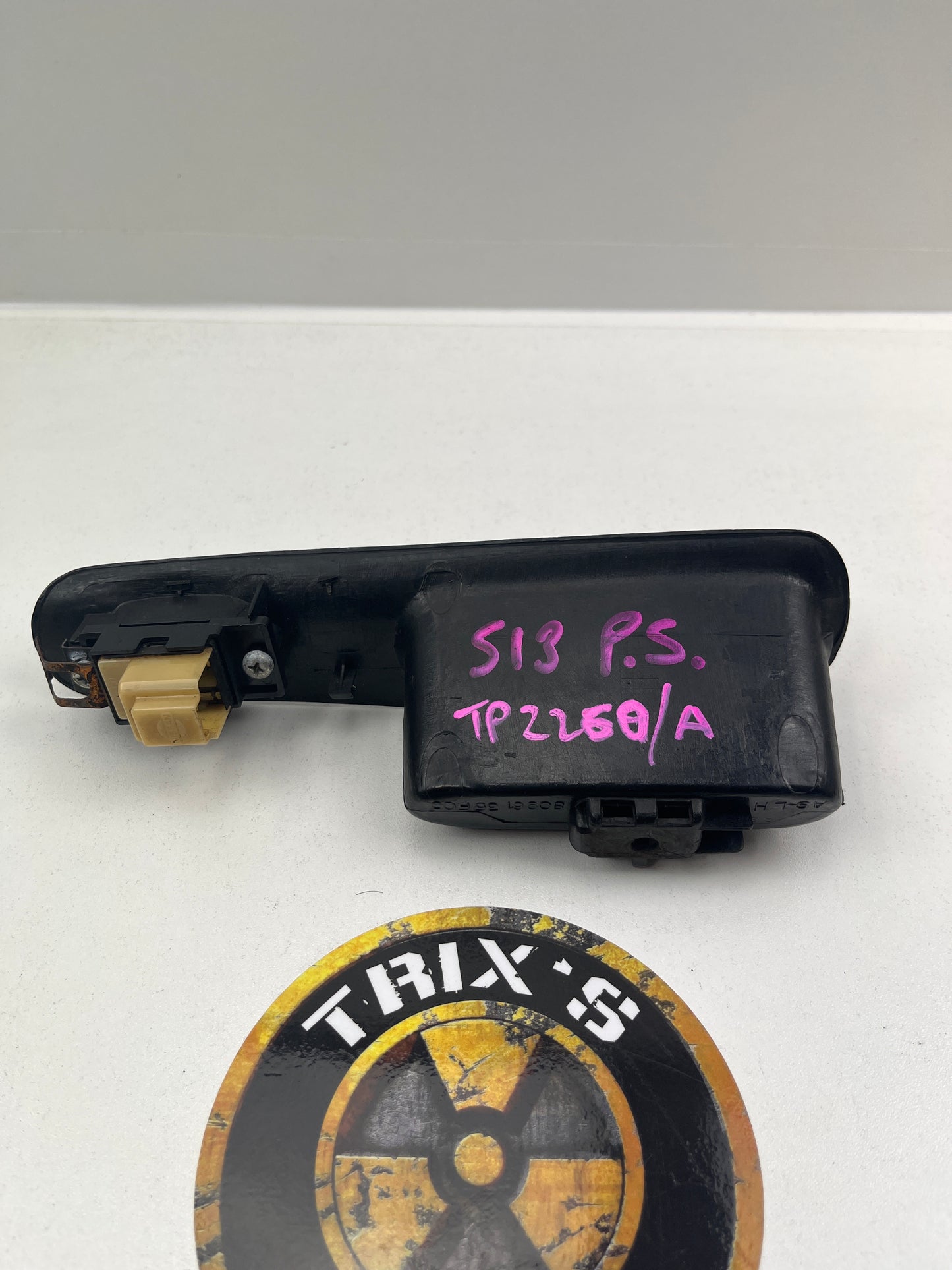 180SX / S13 Front Window Switch And Trim, Passenger Side, Various Grades