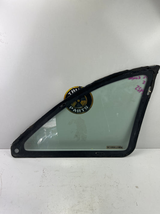 Rear Quarter Glass Passenger Side Missing Rubber Moulding, R33 Skyline
