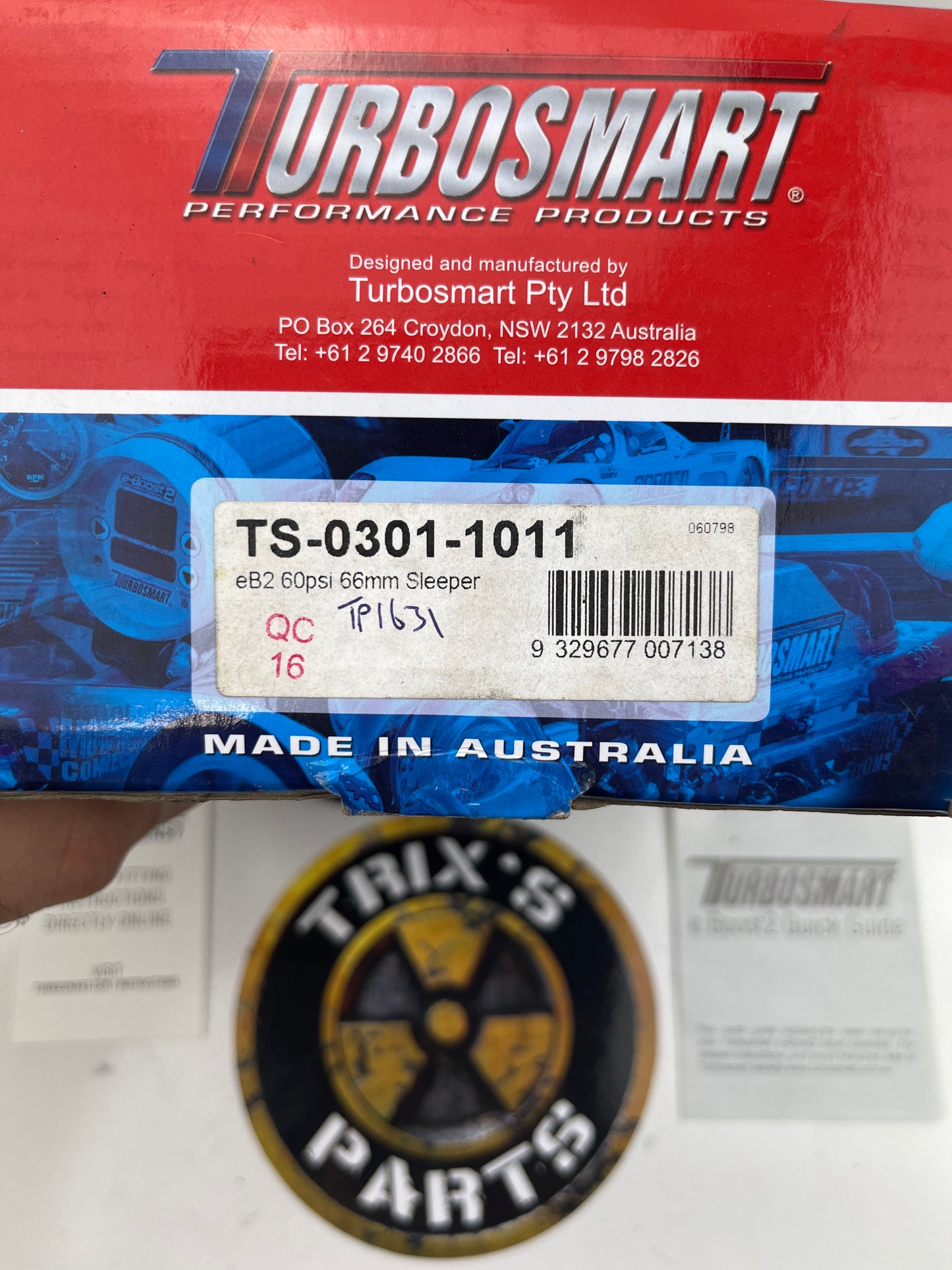 Turbosmart Eboost2 66mm Sleeper 60psi Black - New In Box TS-0301-1011