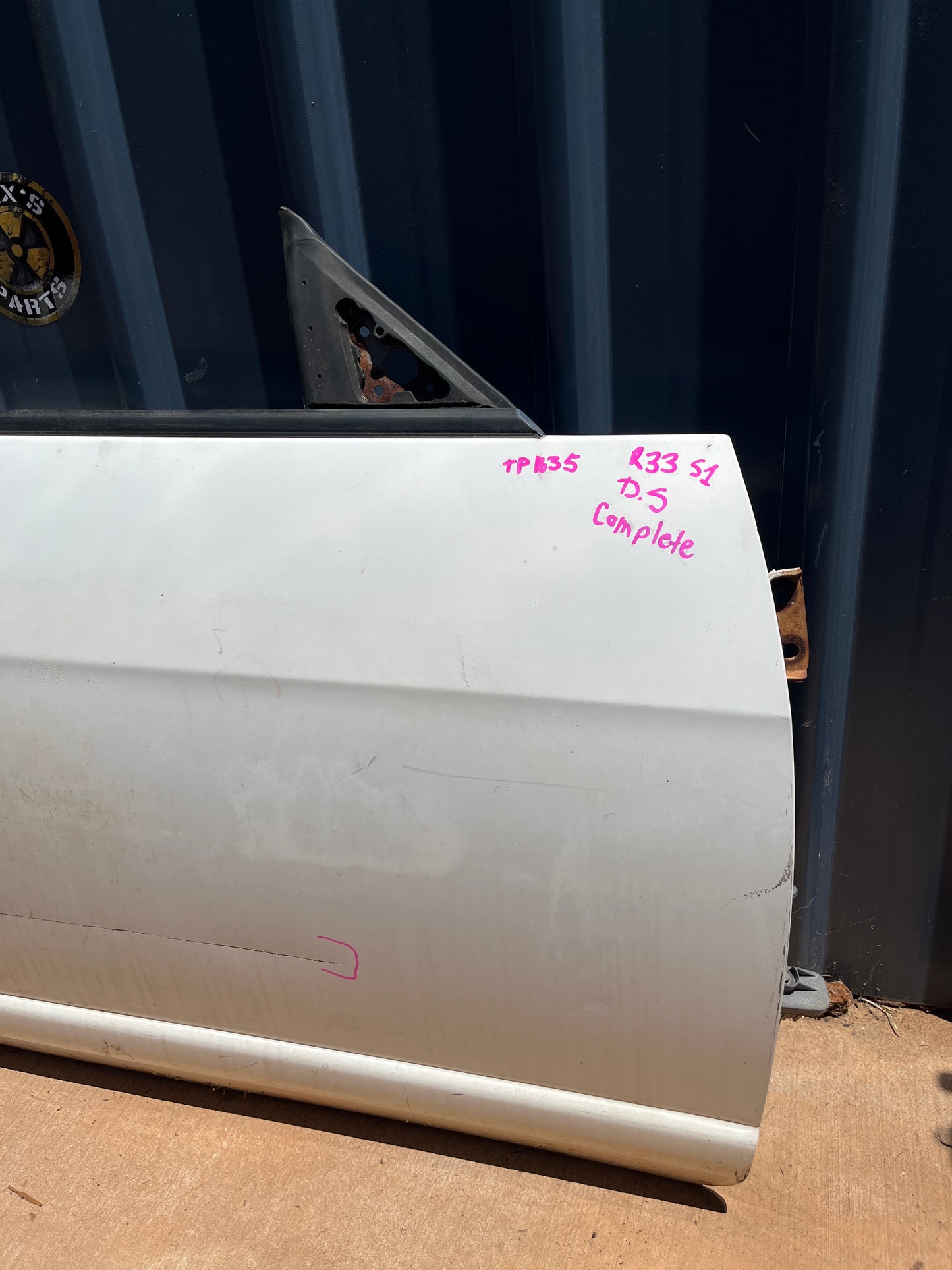 Driver Side Door Complete, R33 S1 Skyline Coupe