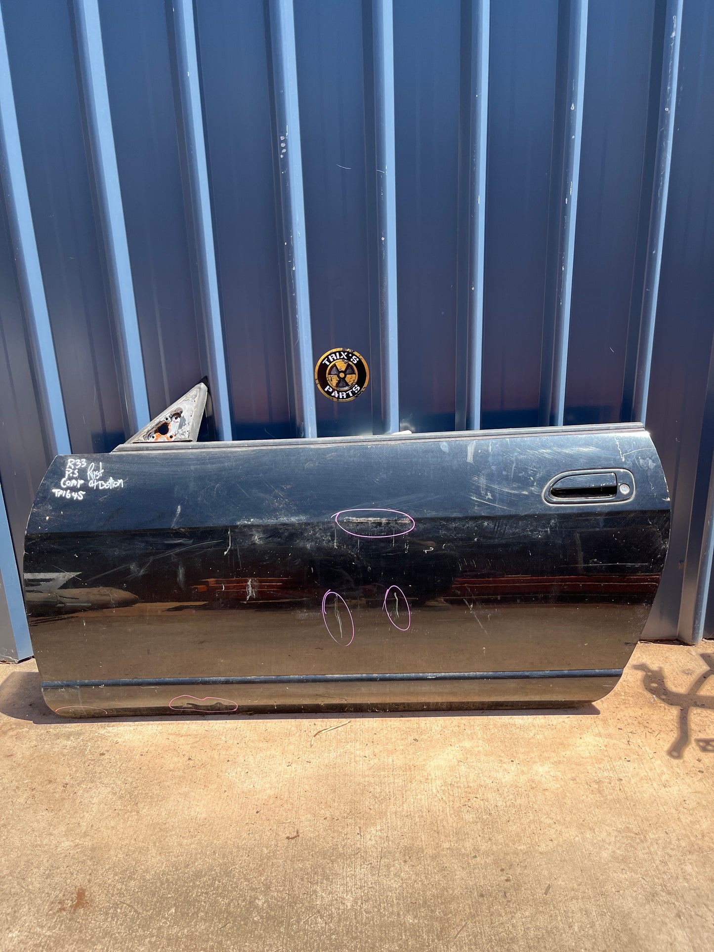 Passenger Side Door Complete, R33 Skyline Coupe