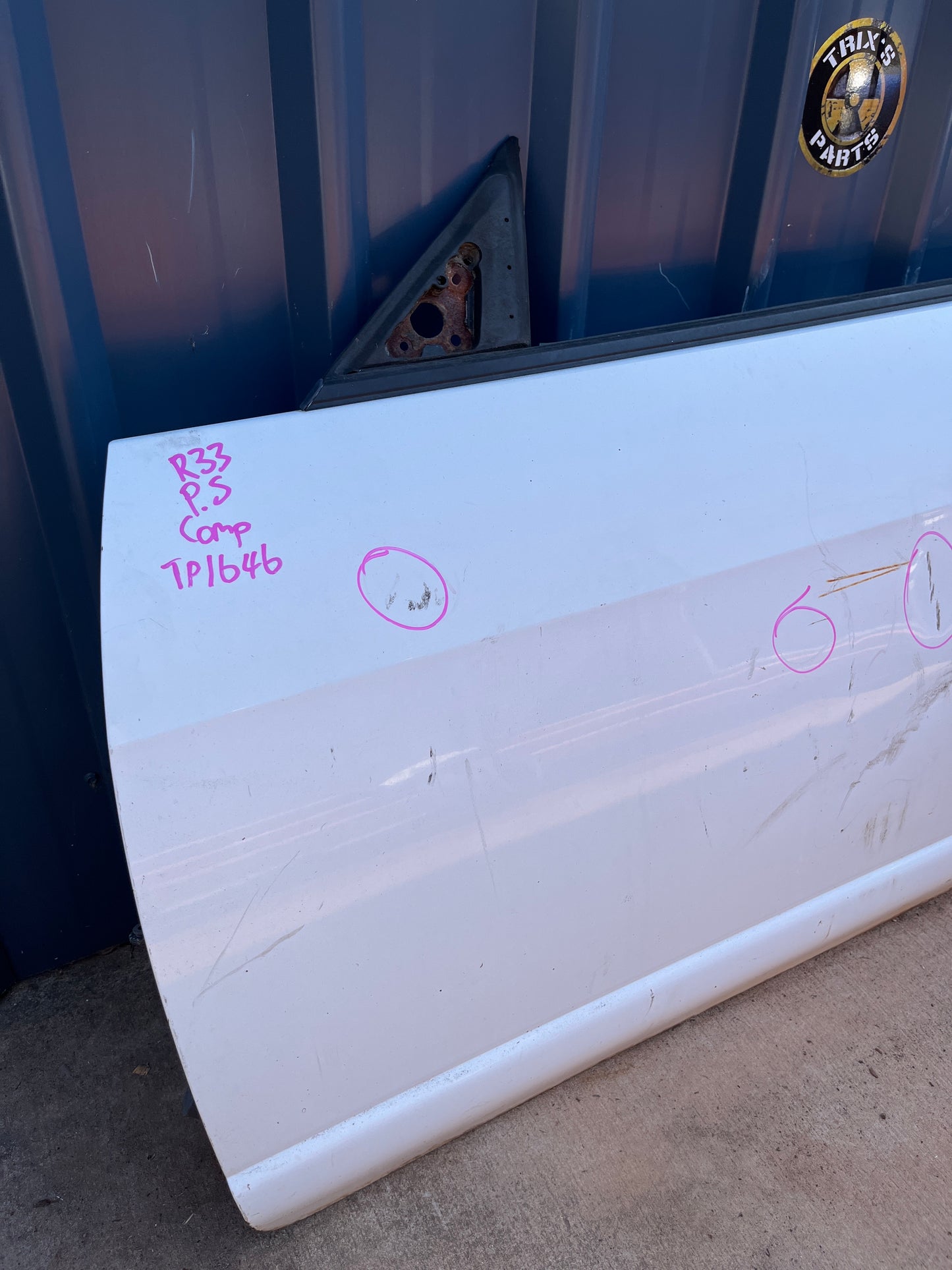 Passenger Side Door Complete, R33 Skyline Coupe