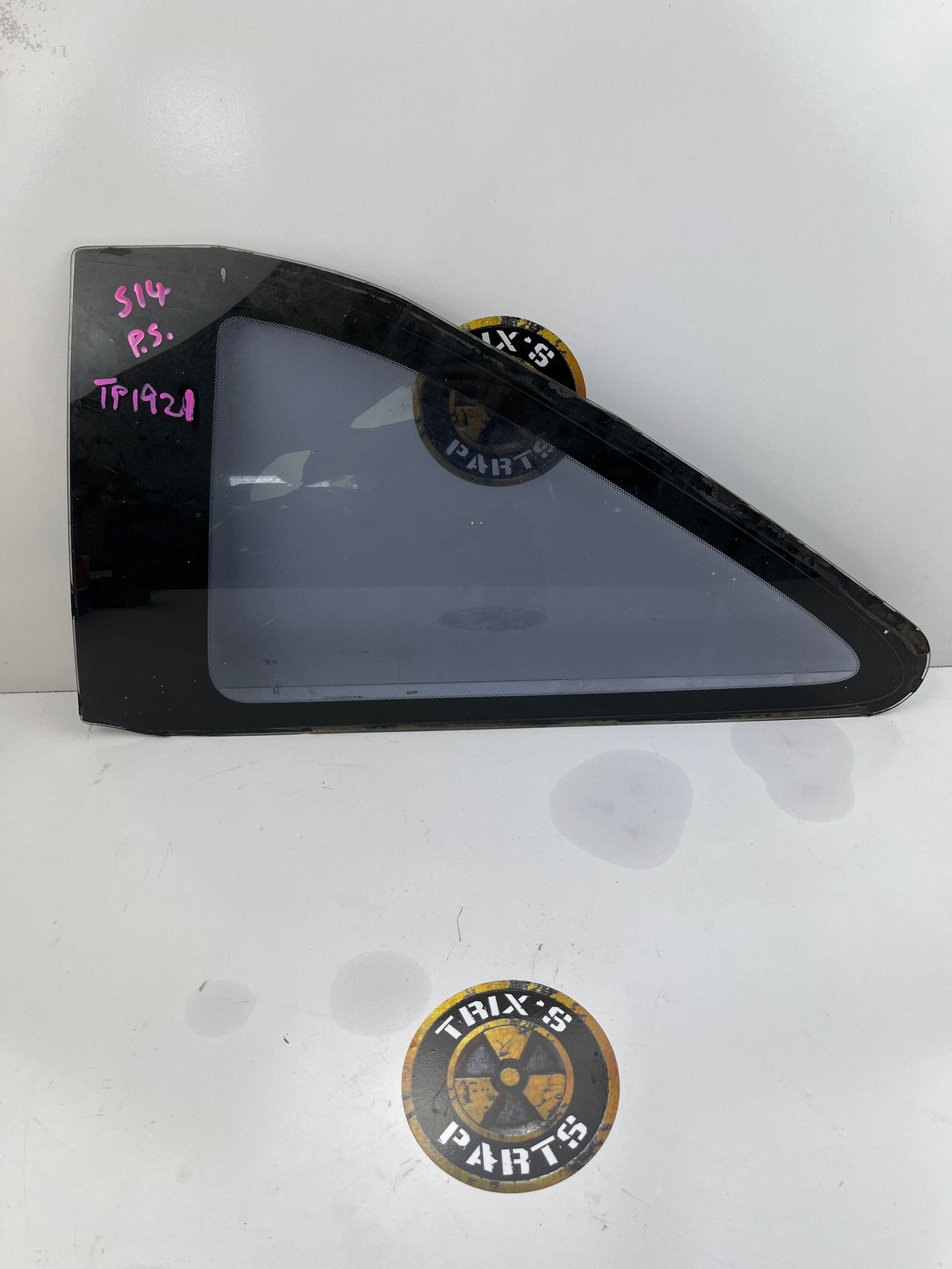 Rear Quarter Glass (Missing Rubber) Pair, S14 Silvia
