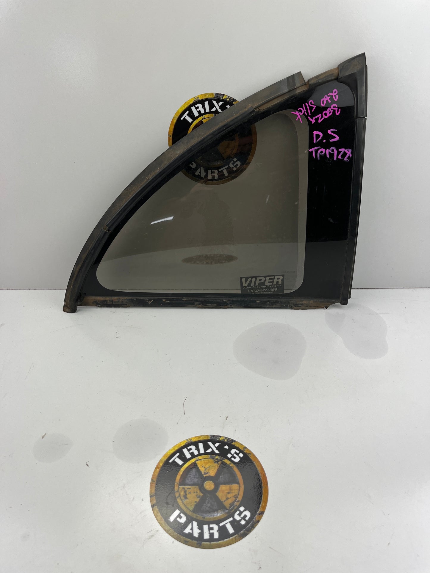 Rear Quarter Glass With Rubber Pair, 300ZX 2+0 Slick