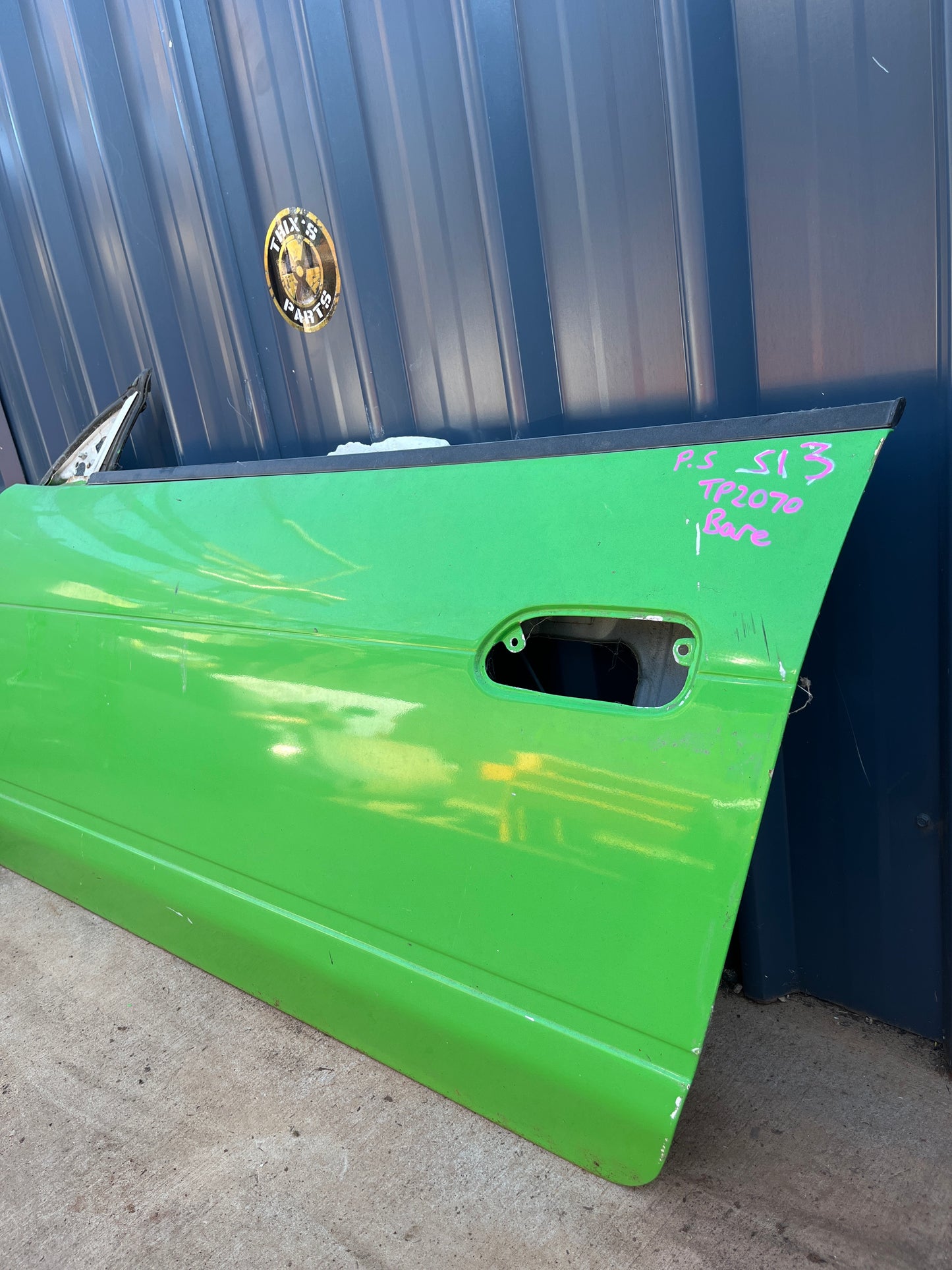 Passenger Side Door Empty (Inside panel cut out) S13 Silvia