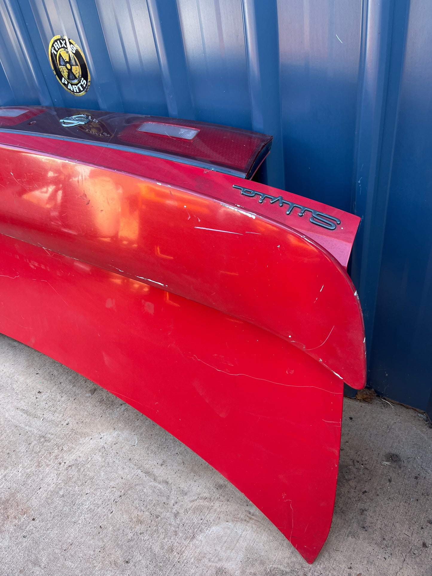Boot and S1 Spoiler With Centre Rear Garnish, JDM S14 Silvia
