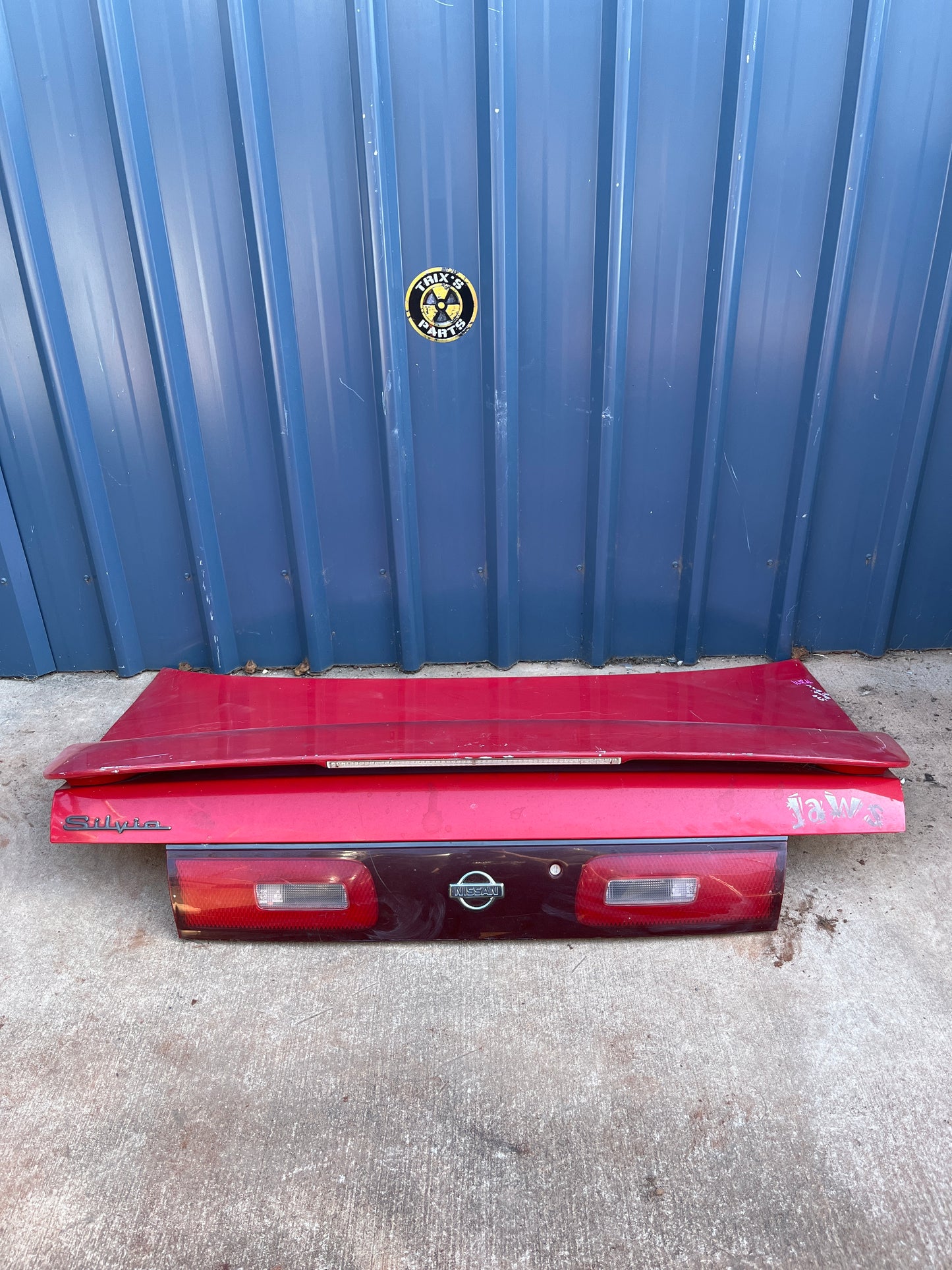 Boot and S1 Spoiler With Centre Rear Garnish, JDM S14 Silvia