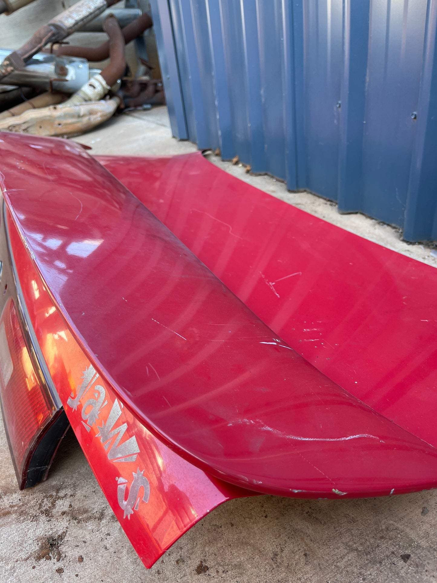 Boot and S1 Spoiler With Centre Rear Garnish, JDM S14 Silvia